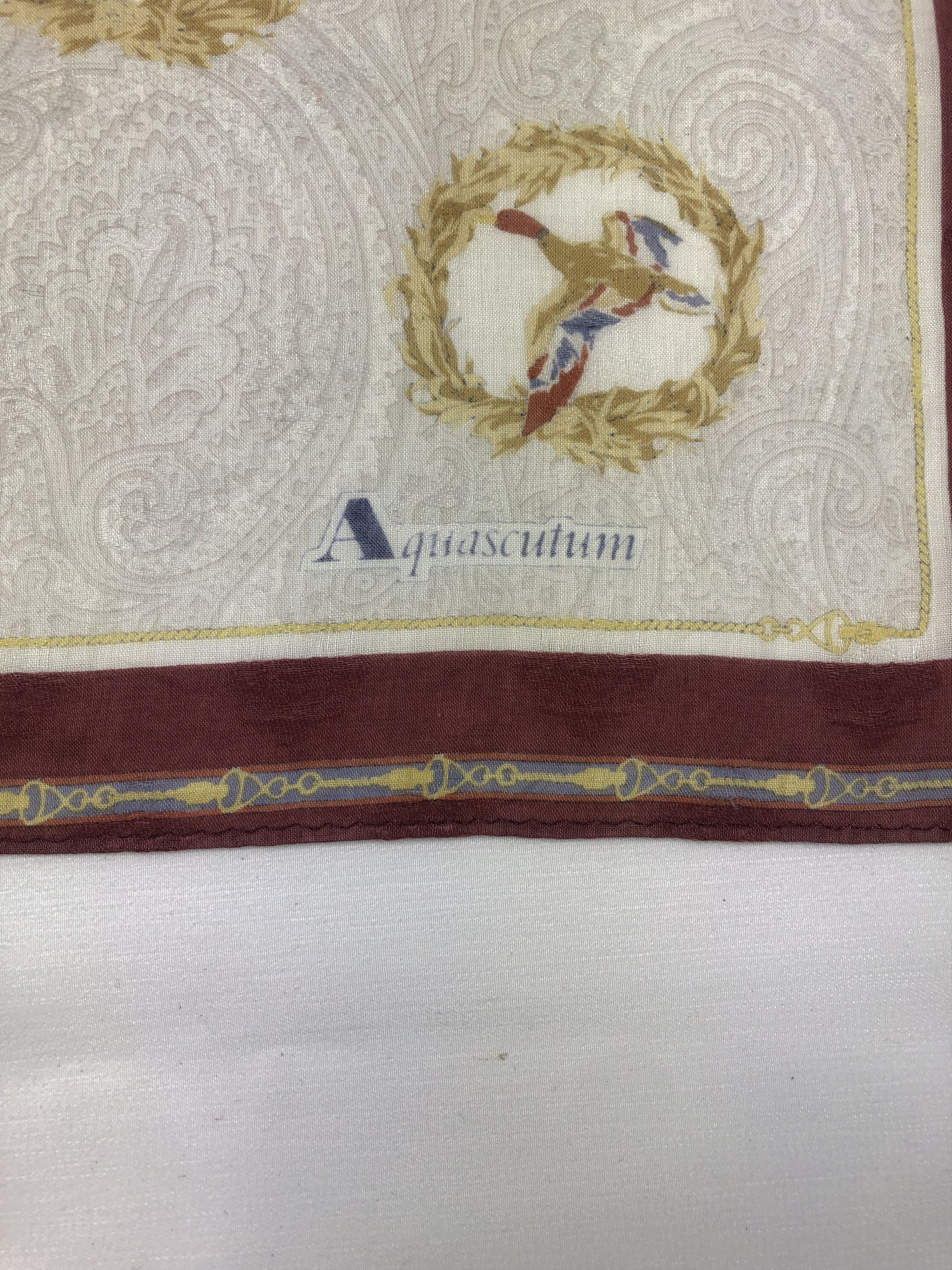 Aquascutum Aquasqutum Handkerchief / Bandana / Neckerchief Size ONE SIZE - 4 Thumbnail