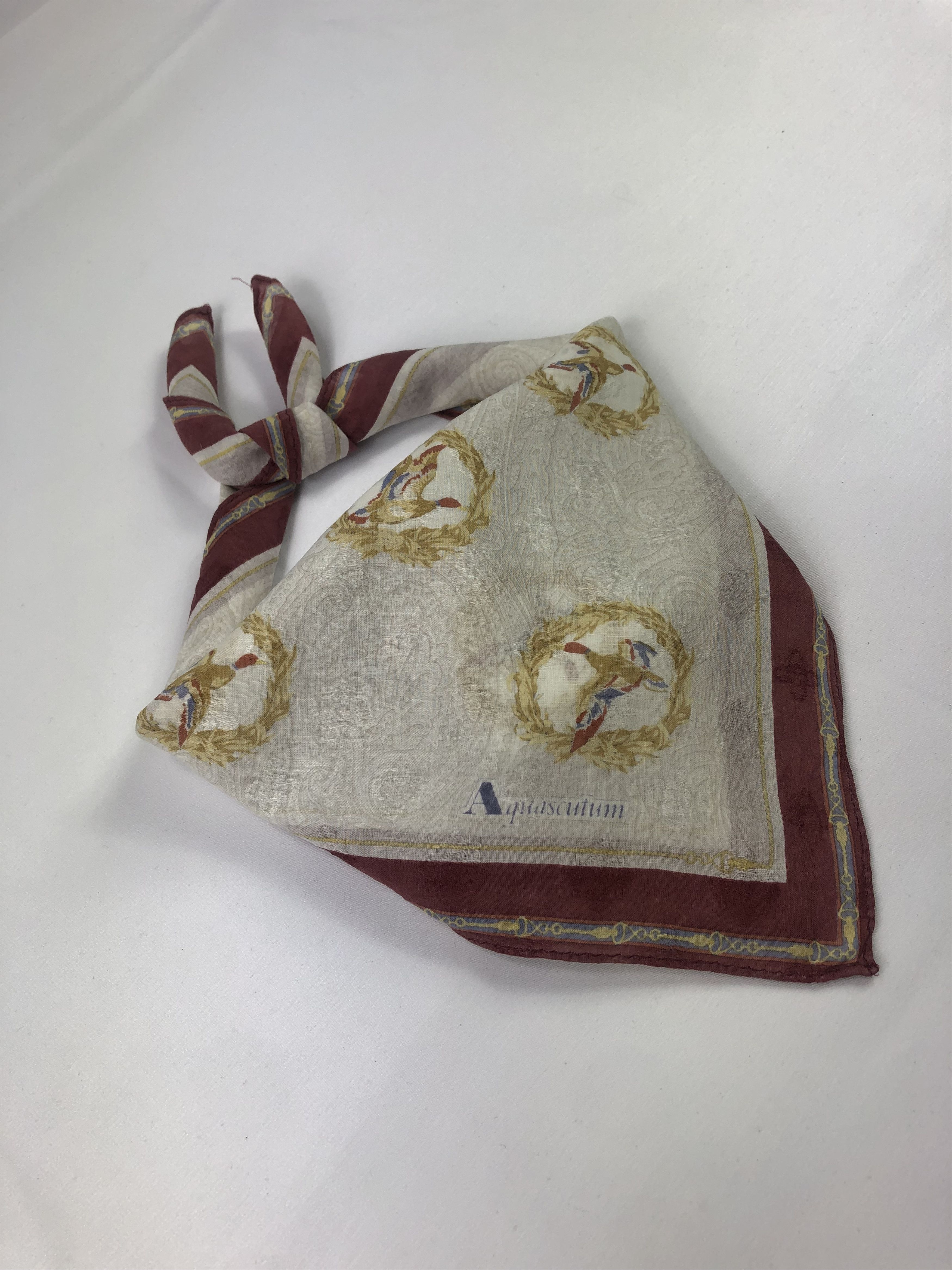 Aquascutum Aquasqutum Handkerchief / Bandana / Neckerchief Size ONE SIZE - 5 Thumbnail