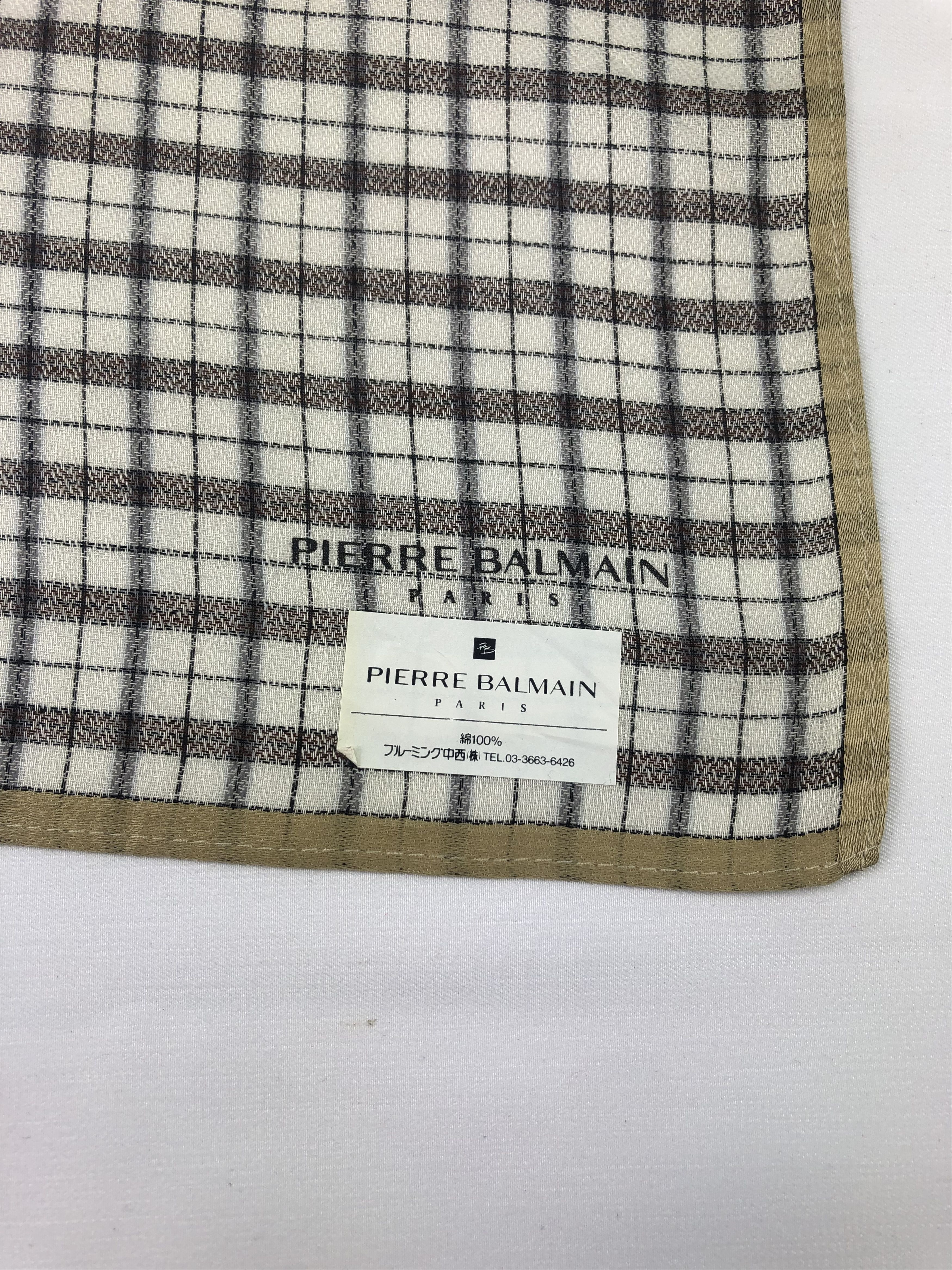 Pierre Balmain × Vintage Pierre Balmain Handkerchief / Bandana / Neckerchief Size ONE SIZE - 5 Thumbnail