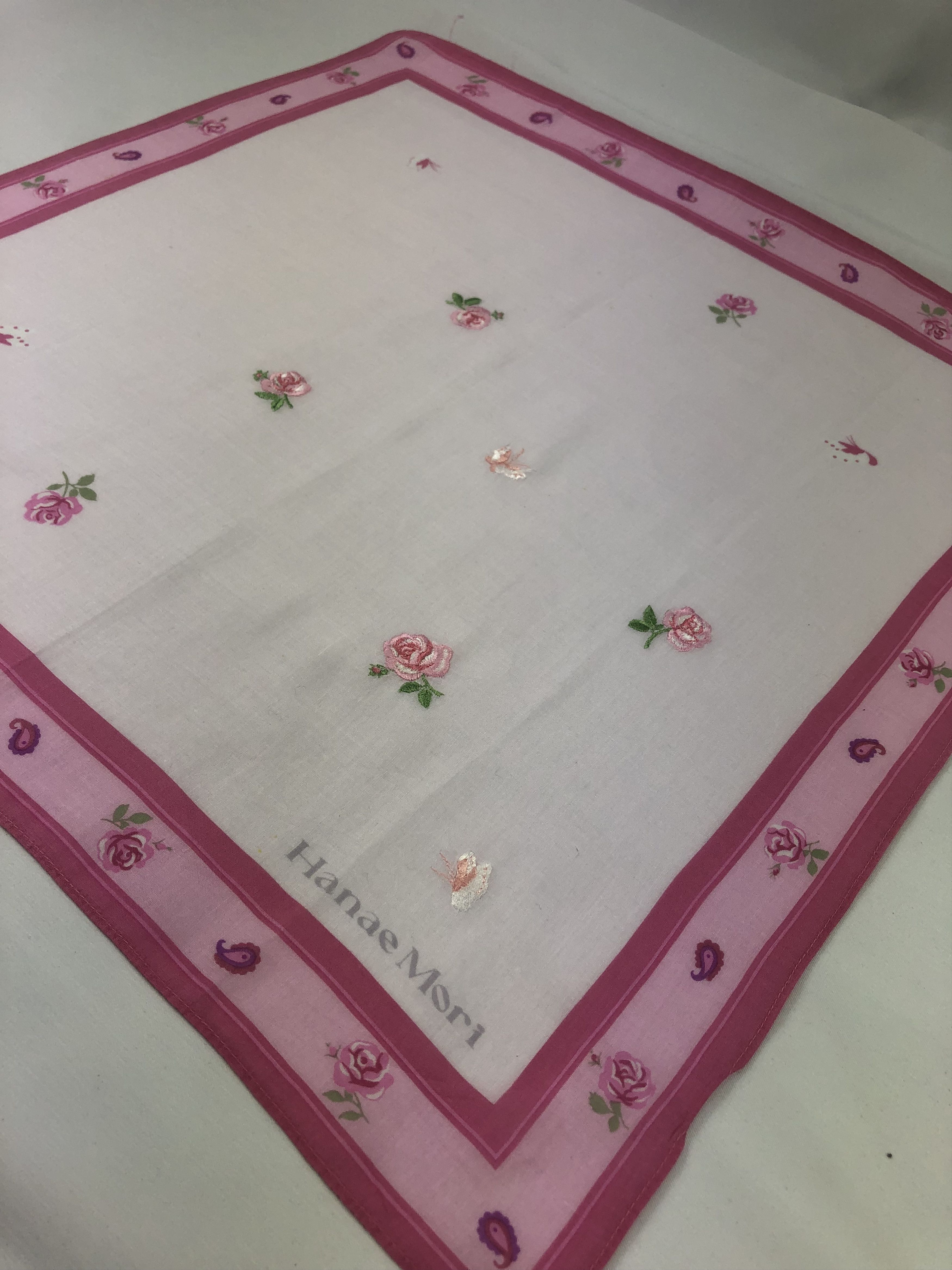 Hanae Mori × Japanese Brand × Vintage Hanae Mori Handkerchief / Bandana / Neckerchief Size ONE SIZE - 3 Thumbnail