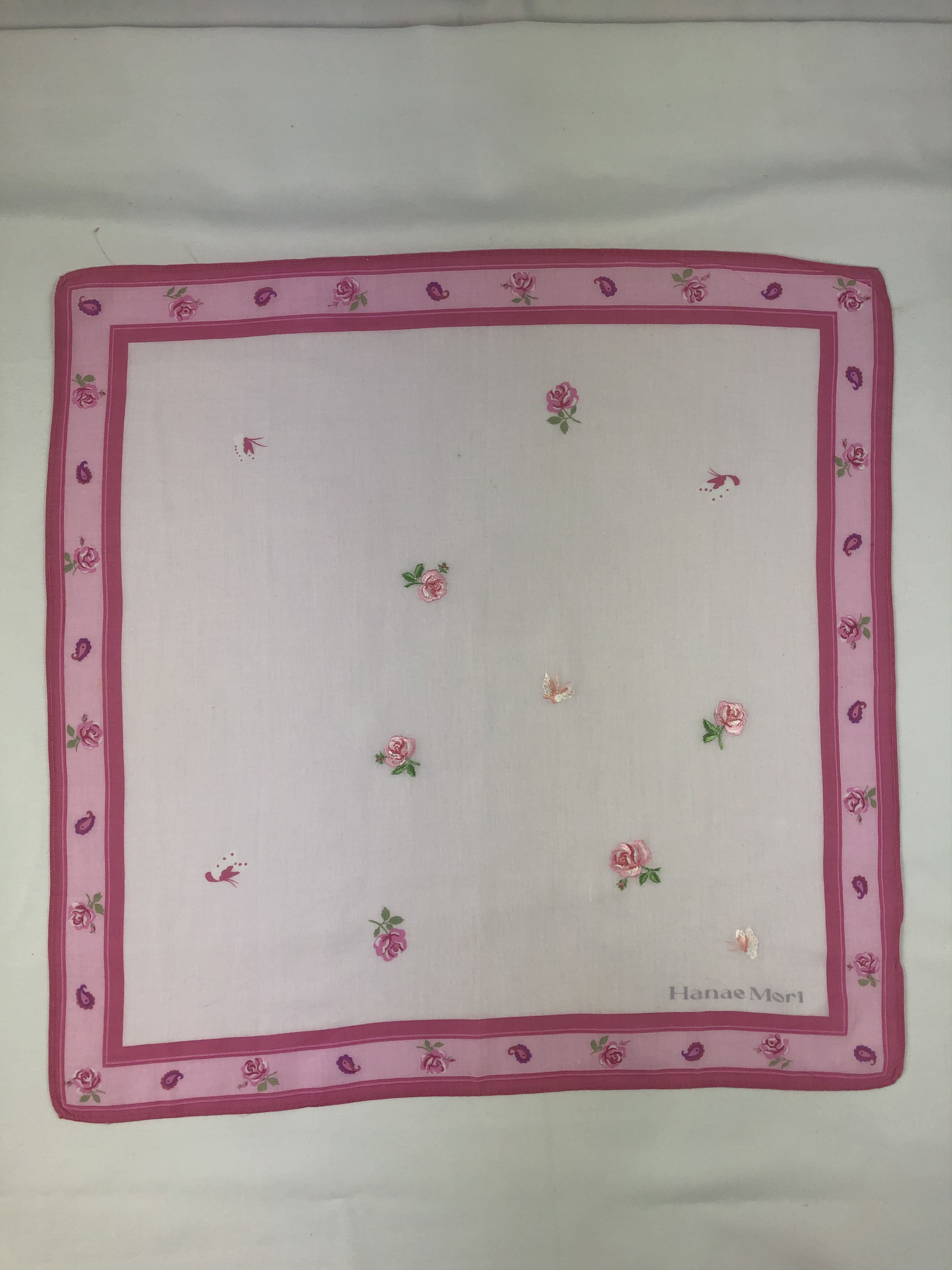 Hanae Mori × Japanese Brand × Vintage Hanae Mori Handkerchief / Bandana / Neckerchief Size ONE SIZE - 2 Thumbnail