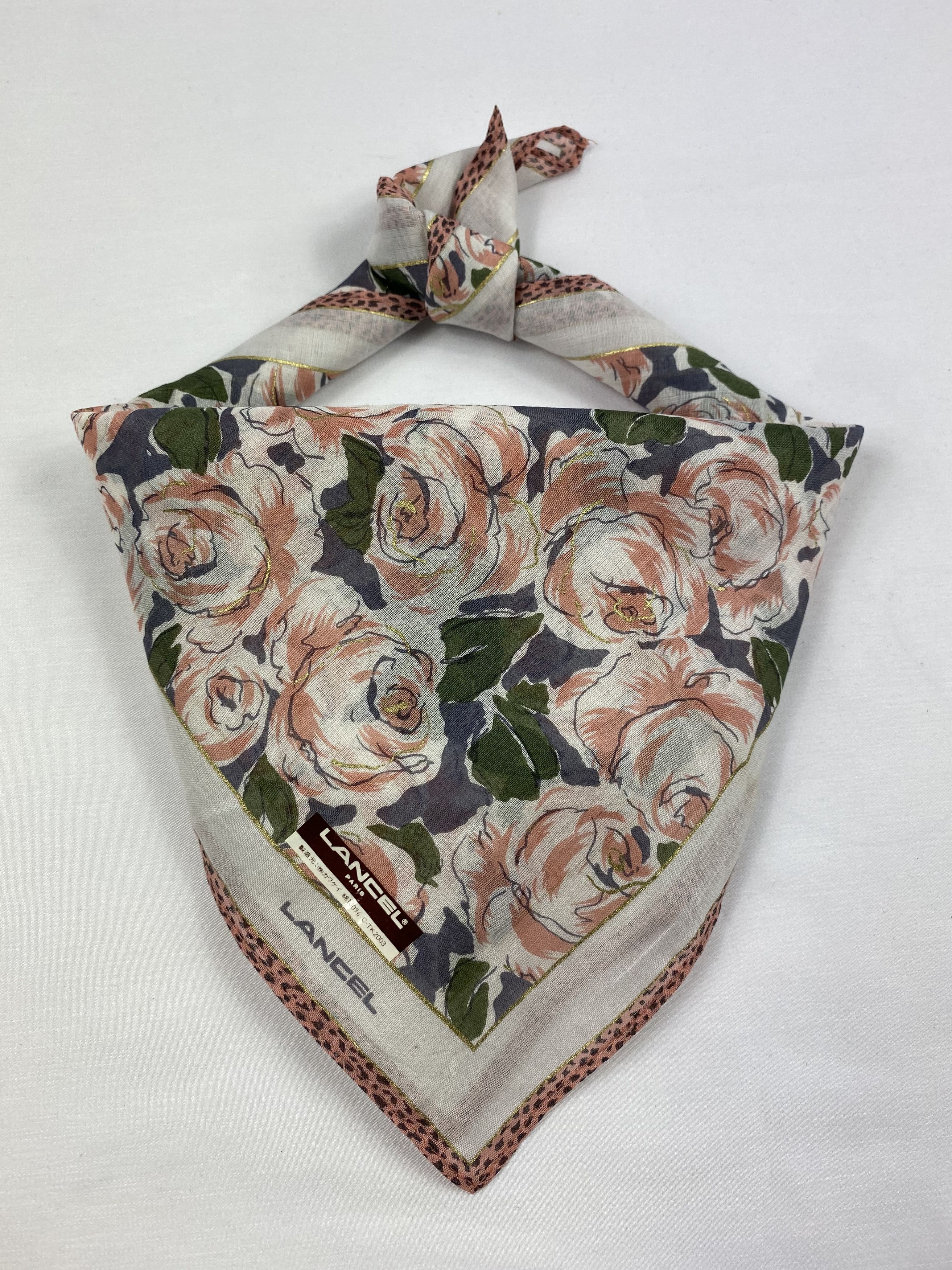 Lancel × Vintage Lancel Handkerchief / Bandana / Neckerchief Size ONE SIZE - 1 Thumbnail