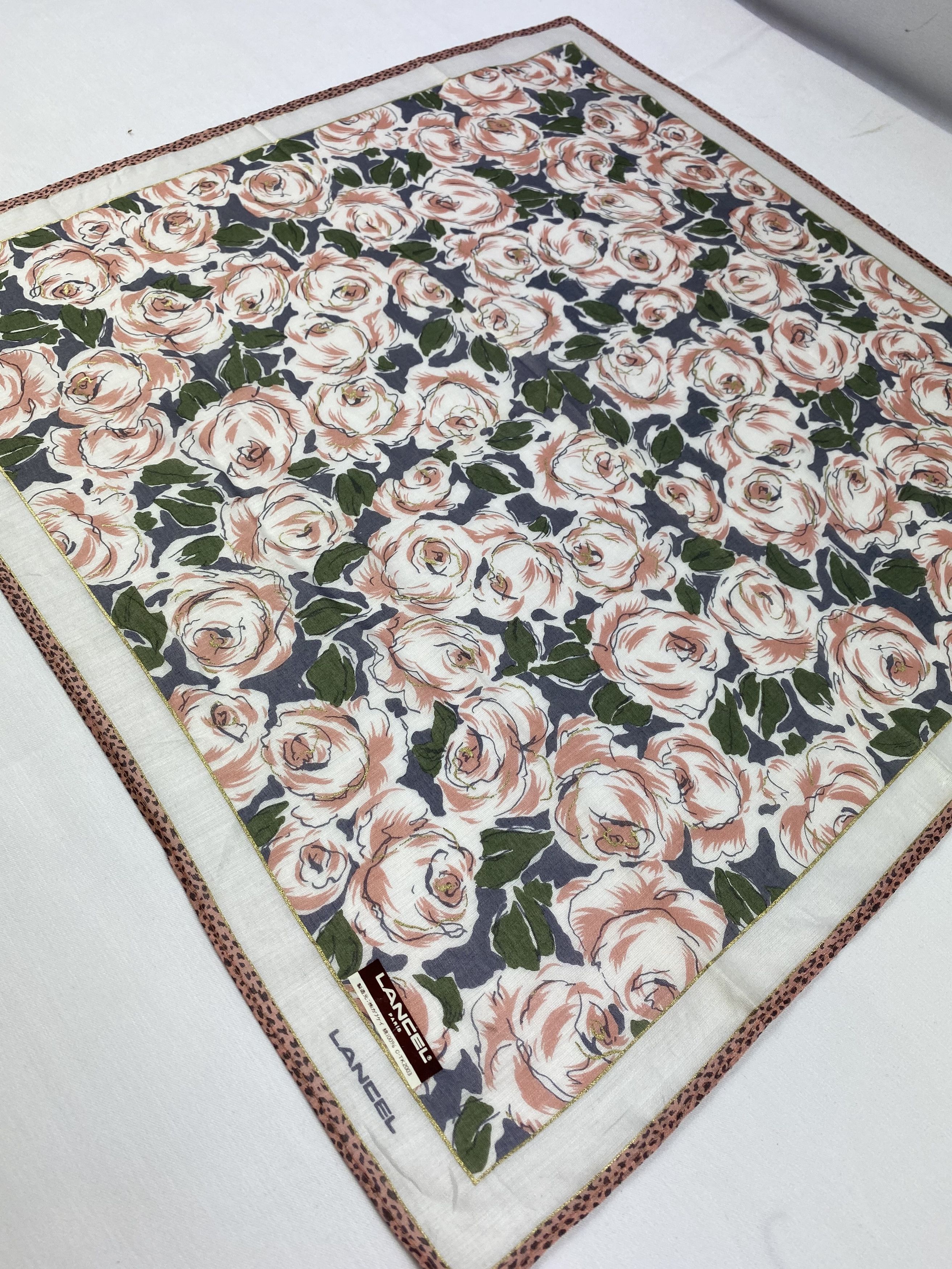 Lancel × Vintage Lancel Handkerchief / Bandana / Neckerchief Size ONE SIZE - 4 Thumbnail