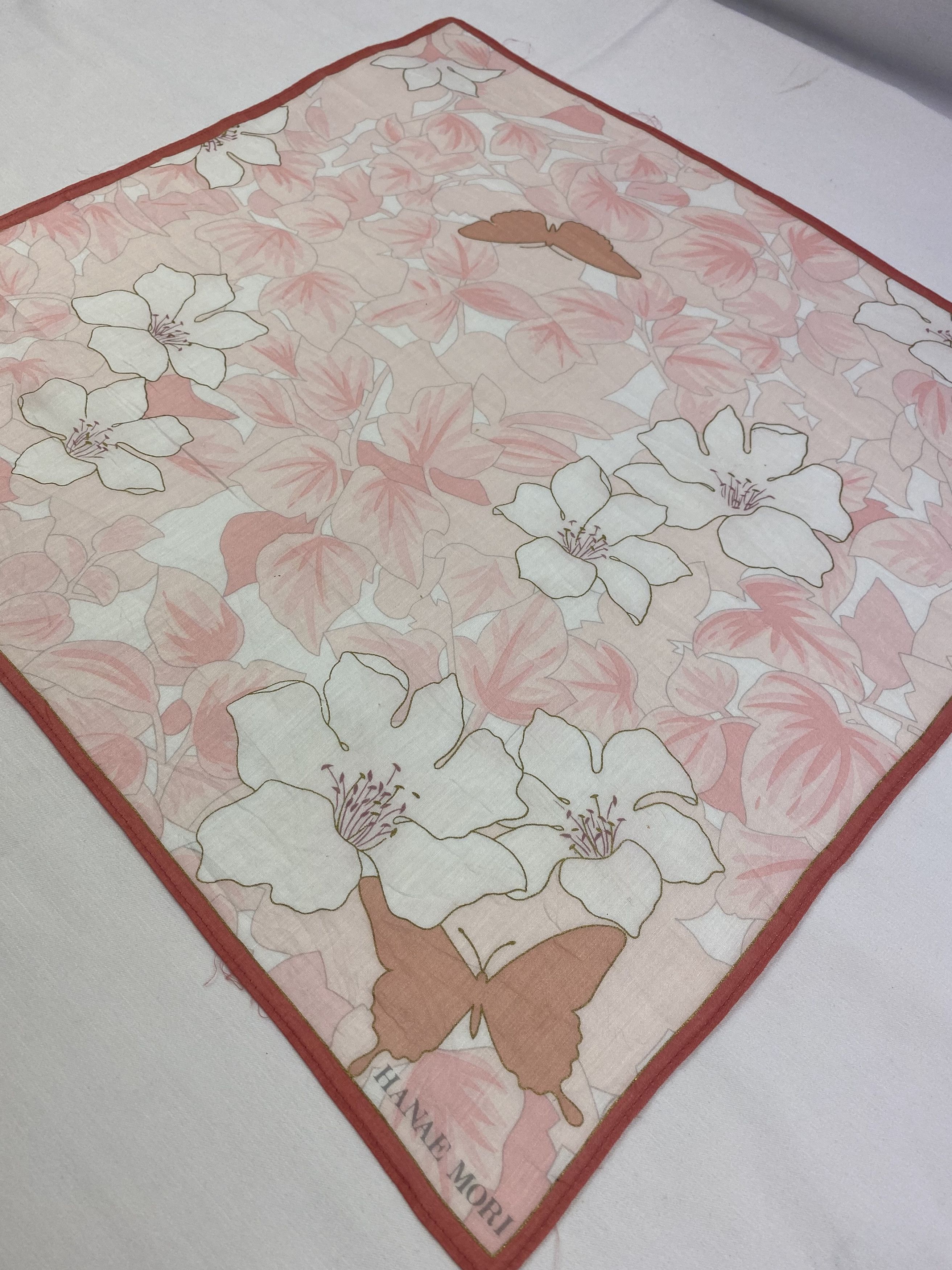 Hanae Mori × Japanese Brand × Vintage Hanae Mori Handkerchief / Bandana / Neckerchief Size ONE SIZE - 4 Thumbnail