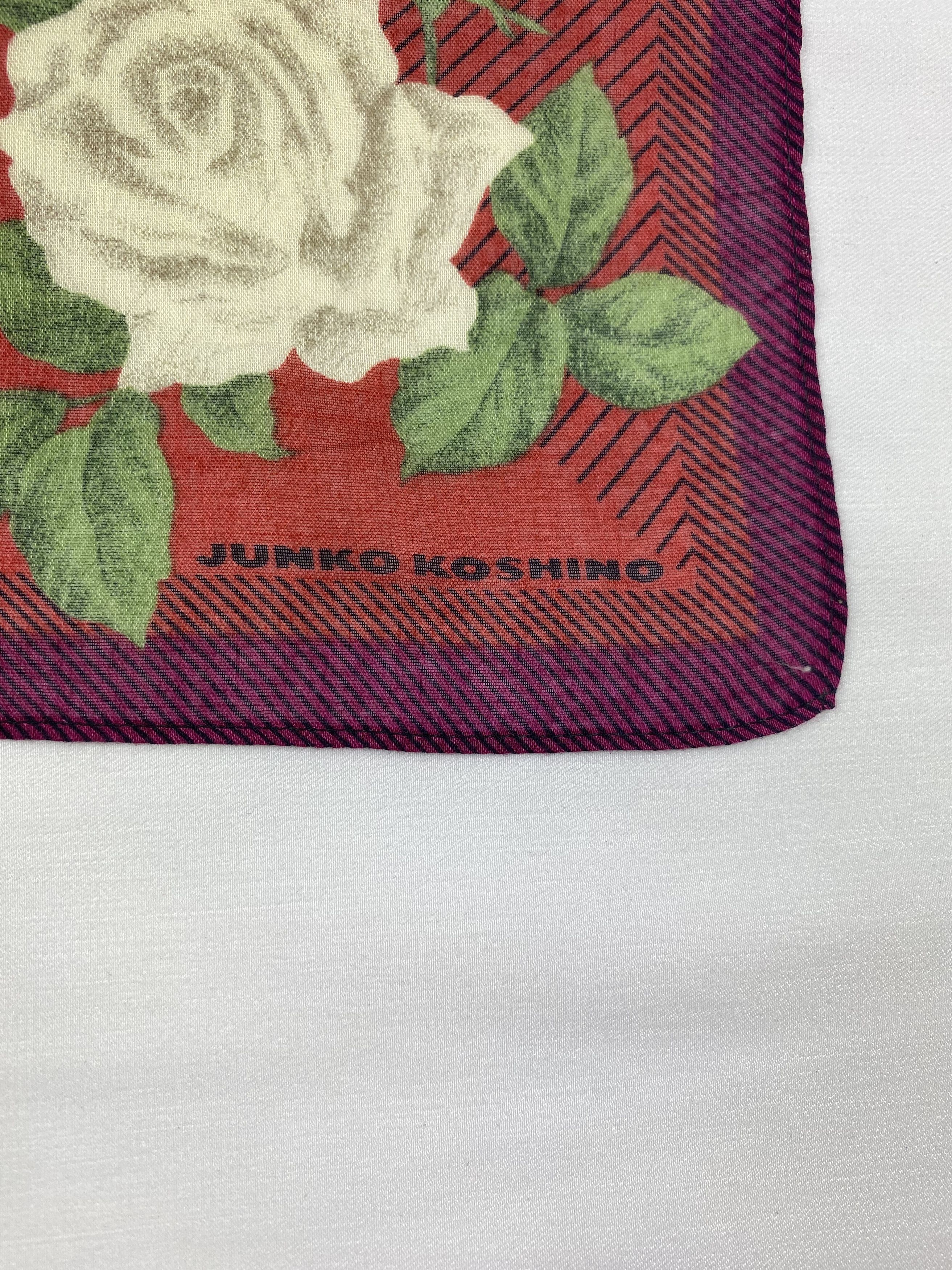 Japanese Brand × Mr. Junko × Vintage Junko Koshino Handkerchief / Bandana / Neckerchief Size ONE SIZE - 5 Thumbnail