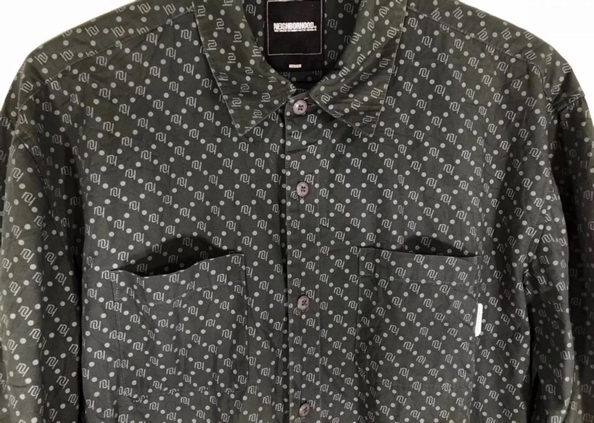 Japanese Brand Neighborhood Full Print Button Up Shirts Size US M / EU 48-50 / 2 - 6 Thumbnail