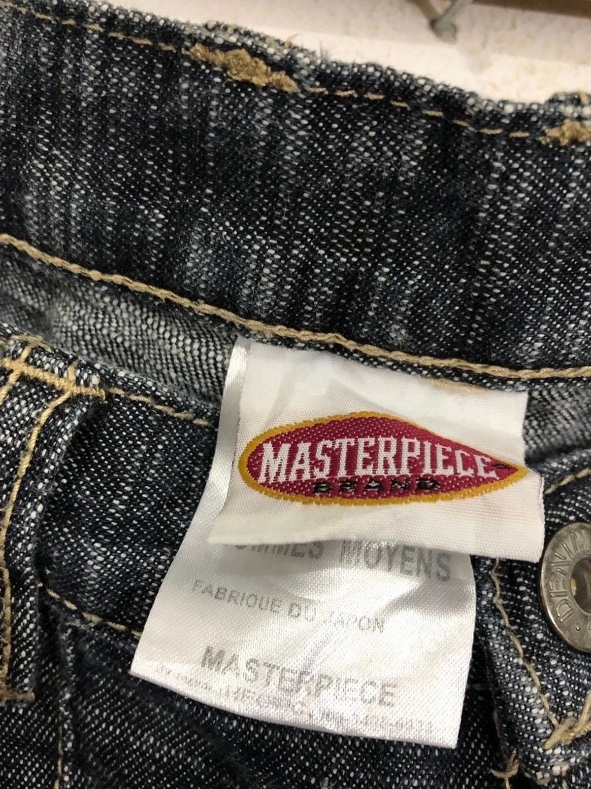 Japanese Brand MasterPiece Multi Zipper Pocket Denim Pants Size US 35 - 6 Thumbnail