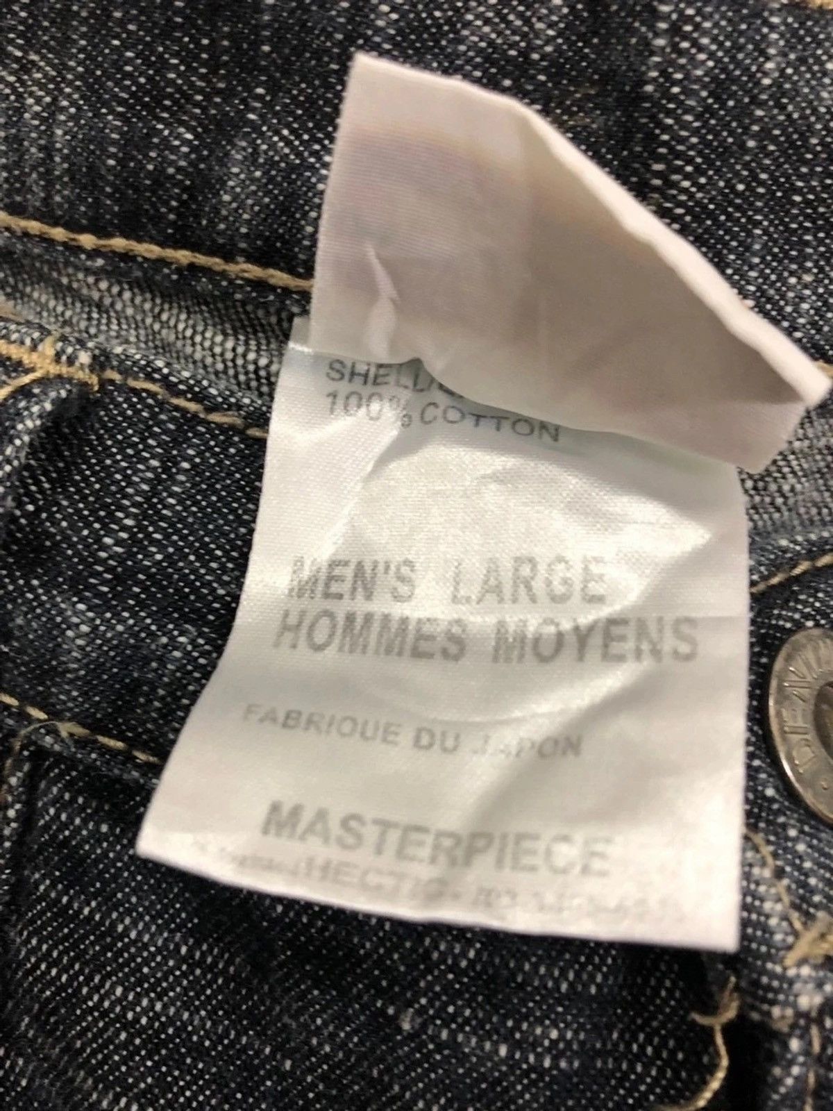 Japanese Brand MasterPiece Multi Zipper Pocket Denim Pants Size US 35 - 7 Thumbnail