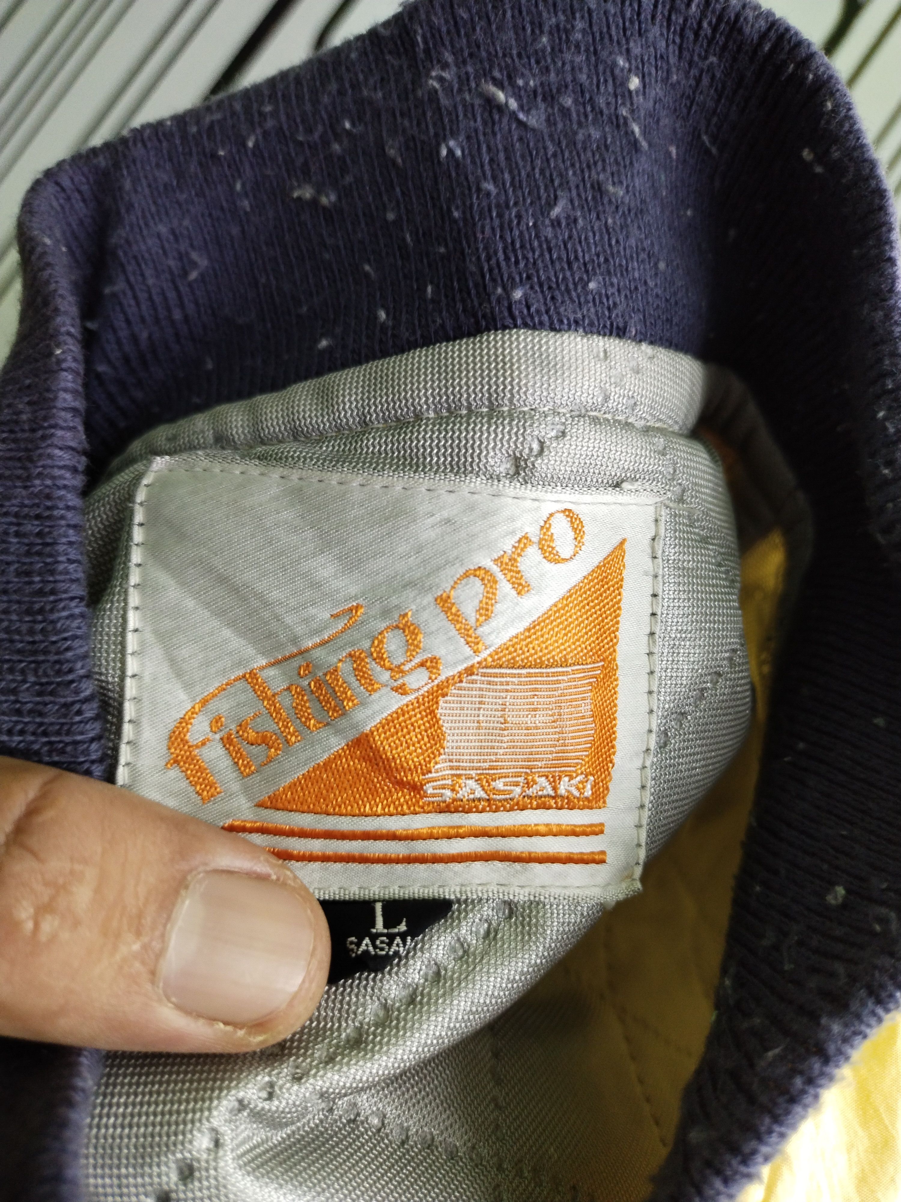 Japanese Brand 🔥VTG FISHING PRO SASAKI BOMBER JACKET Size US L / EU 52-54 / 3 - 8 Thumbnail