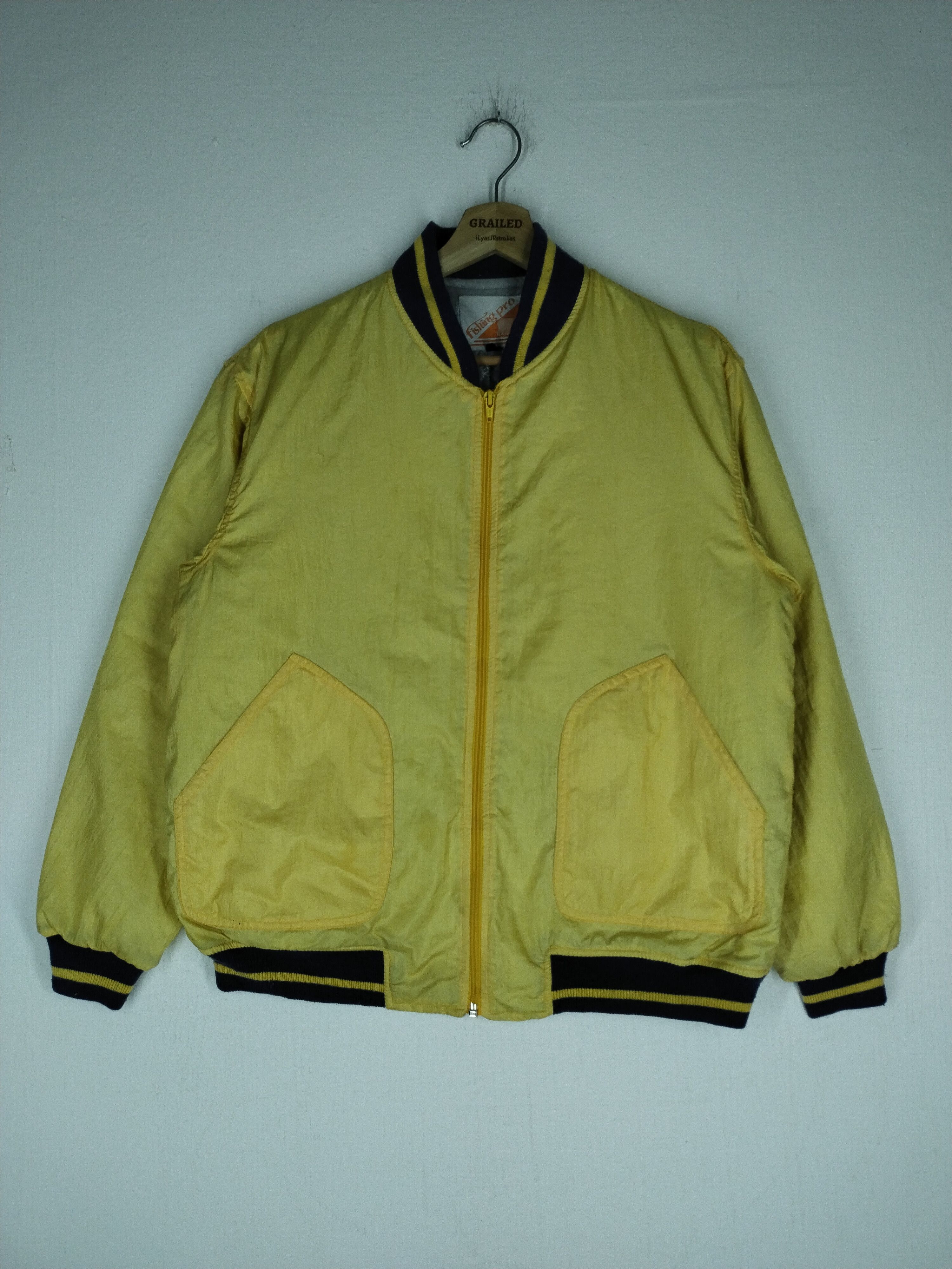 Japanese Brand 🔥VTG FISHING PRO SASAKI BOMBER JACKET Size US L / EU 52-54 / 3 - 3 Thumbnail