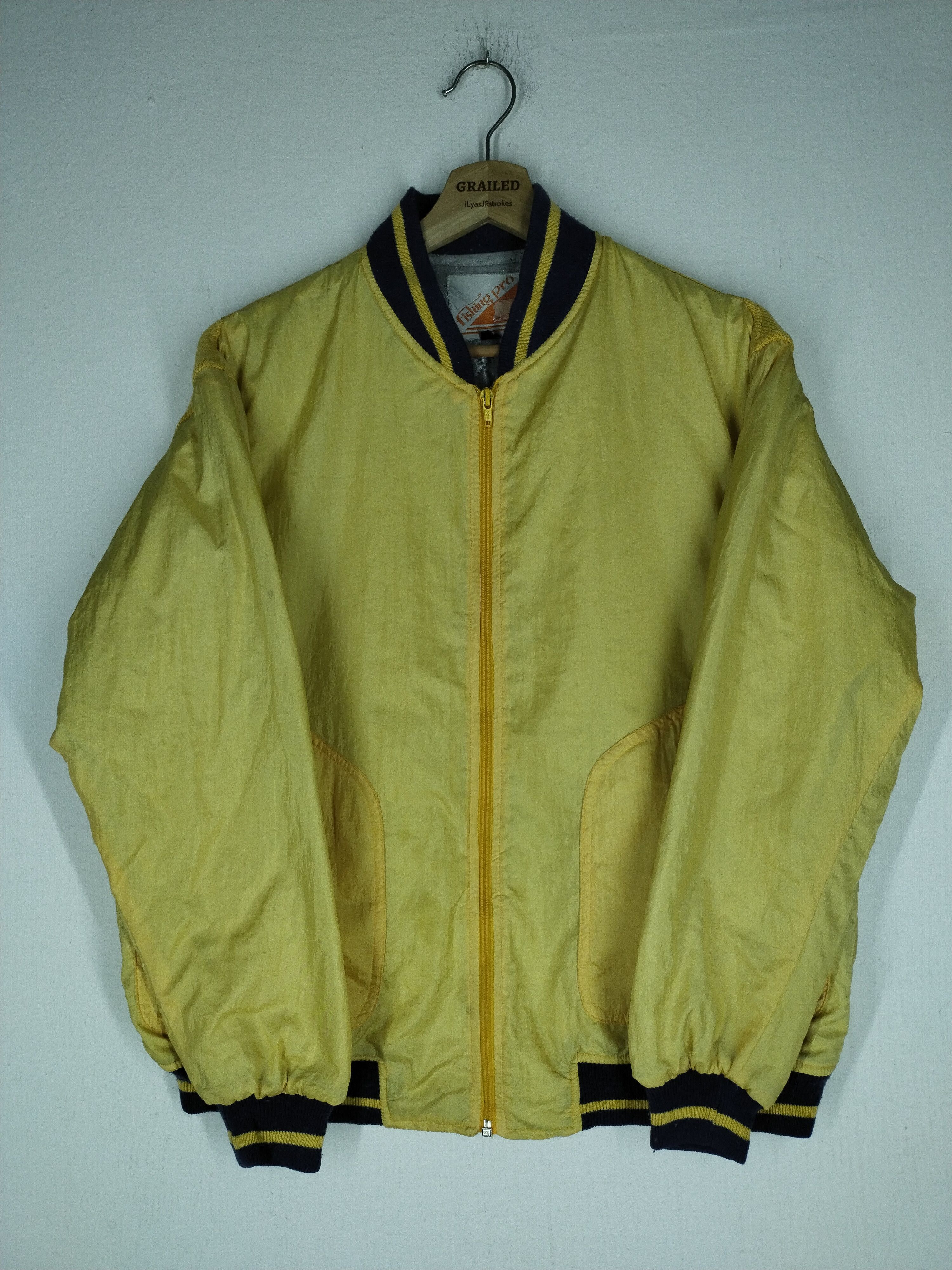 Japanese Brand 🔥VTG FISHING PRO SASAKI BOMBER JACKET Size US L / EU 52-54 / 3 - 1 Thumbnail