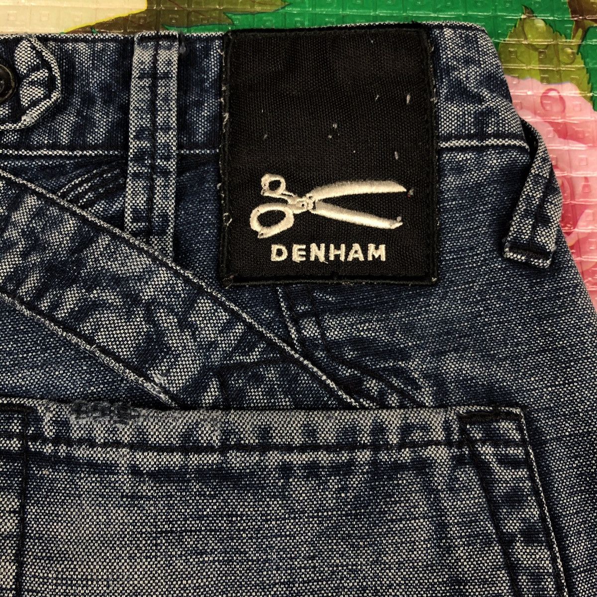DENHAM × Japanese Brand Denham patchwork sashiko stitch nice design Size US 30 / EU 46 - 8 Thumbnail