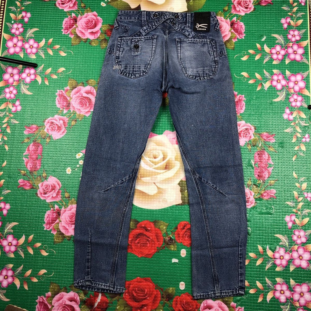 DENHAM × Japanese Brand Denham patchwork sashiko stitch nice design Size US 30 / EU 46 - 5 Thumbnail