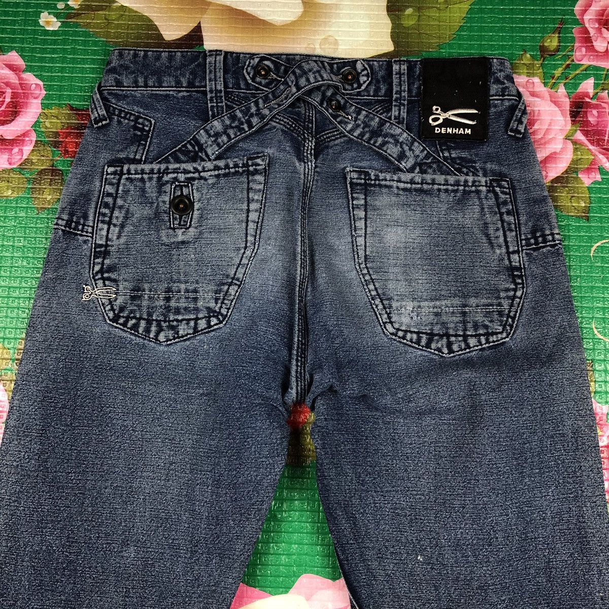 DENHAM × Japanese Brand Denham patchwork sashiko stitch nice design Size US 30 / EU 46 - 6 Thumbnail