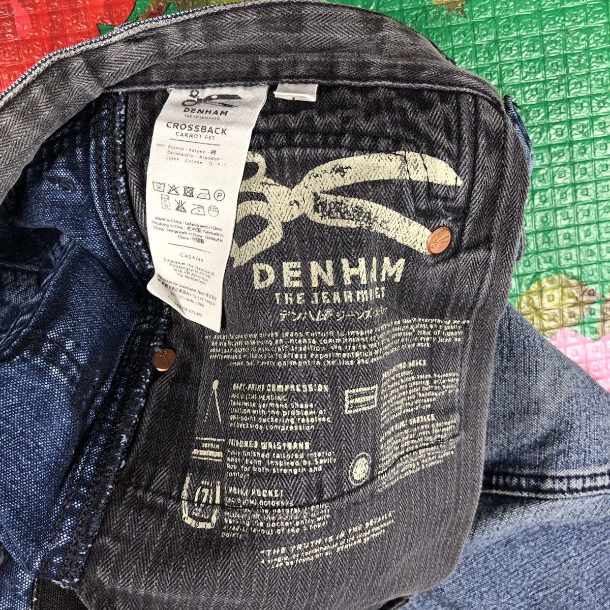 DENHAM × Japanese Brand Denham patchwork sashiko stitch nice design Size US 30 / EU 46 - 9 Thumbnail
