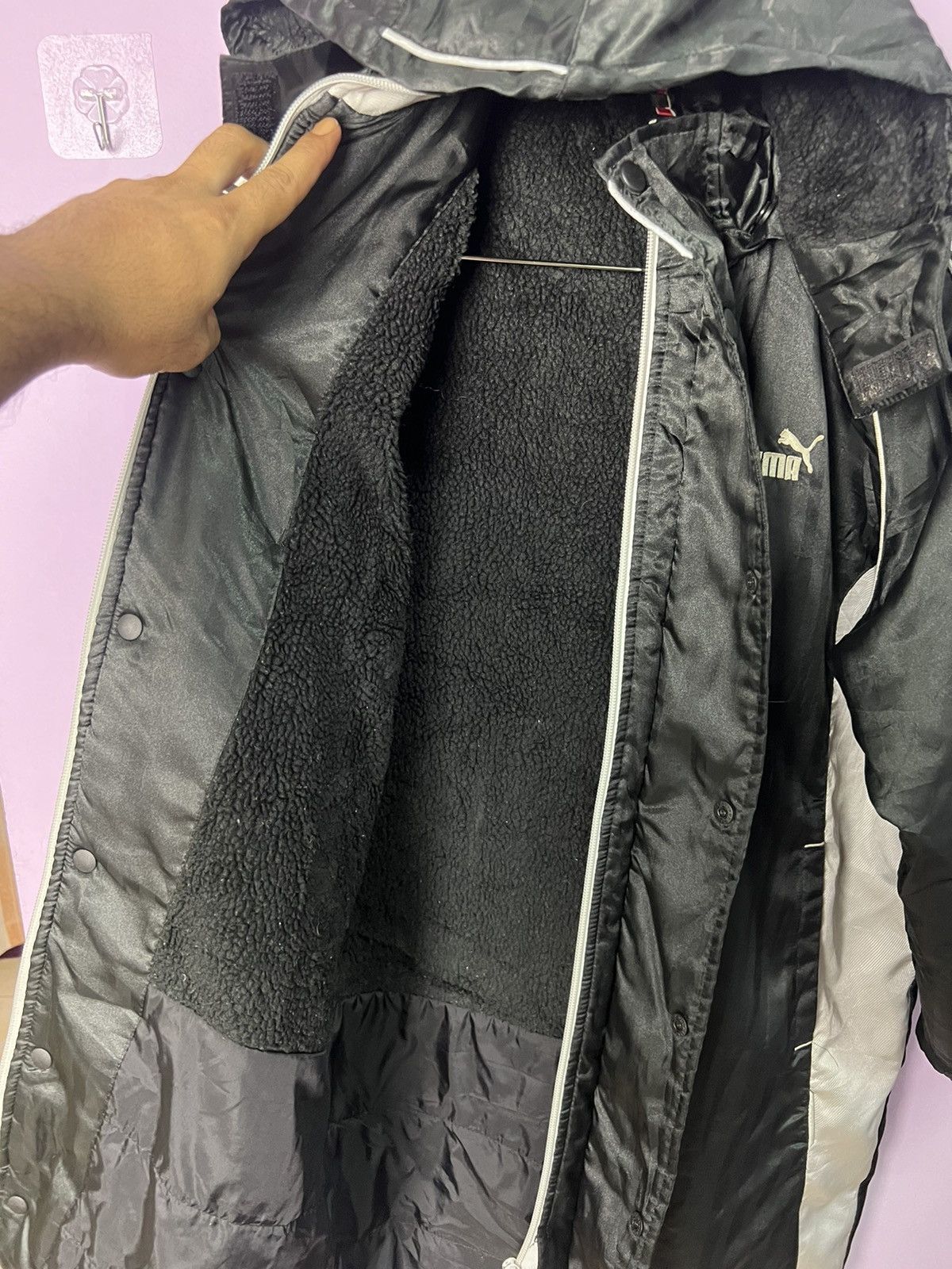 Puma 🔥Puma Sidestripe Sherpa Jackets Size US S / EU 44-46 / 1 - 6 Thumbnail