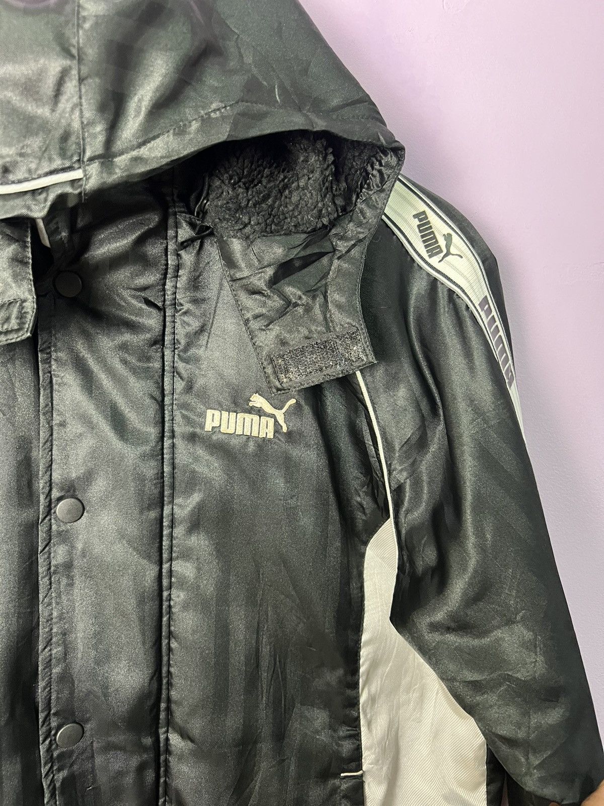 Puma 🔥Puma Sidestripe Sherpa Jackets Size US S / EU 44-46 / 1 - 3 Thumbnail