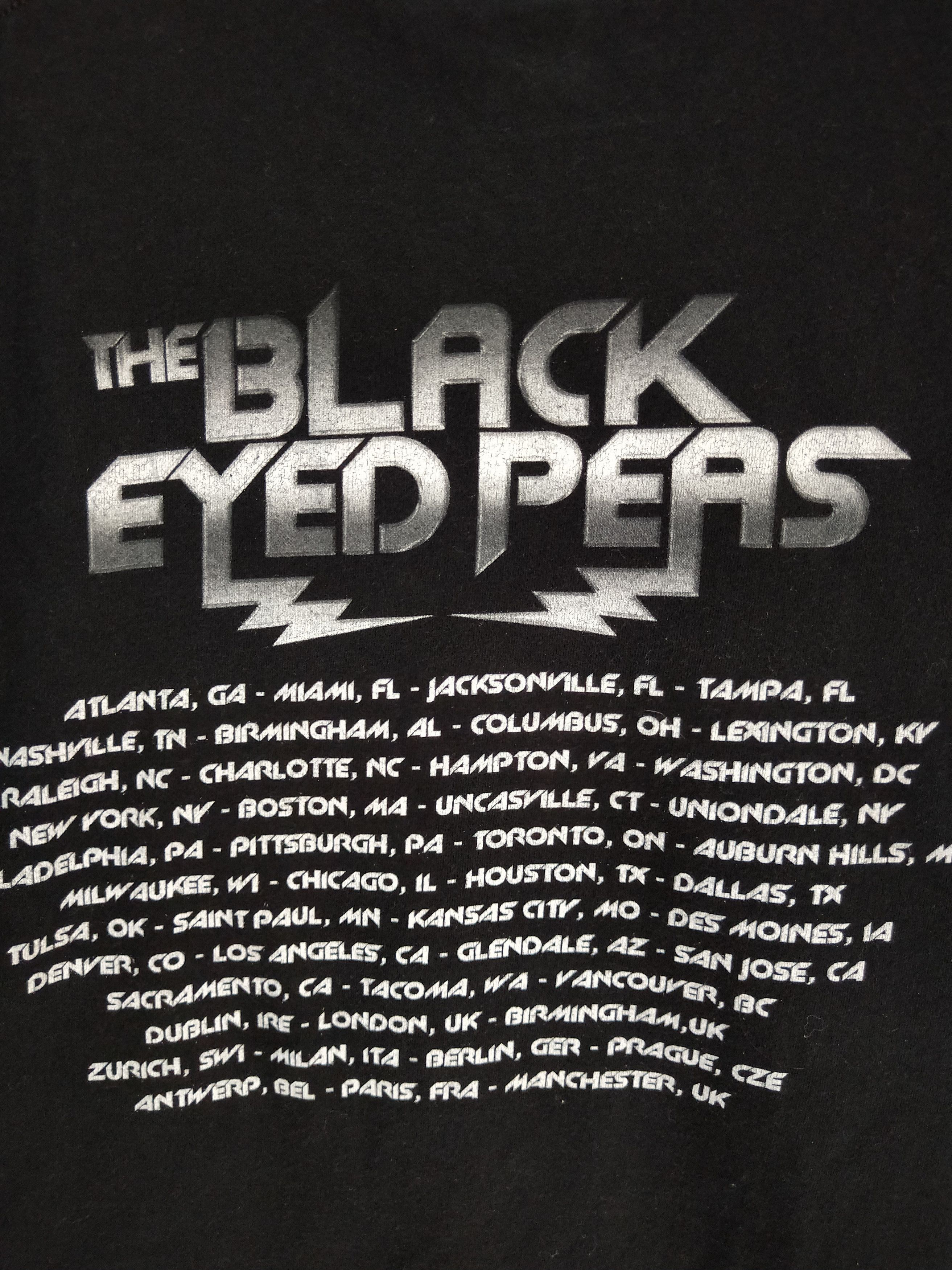 Band Tees × Vintage Vintage Black Eyed Peas Tour Tee Shirt Concert Size US S / EU 44-46 / 1 - 4 Thumbnail