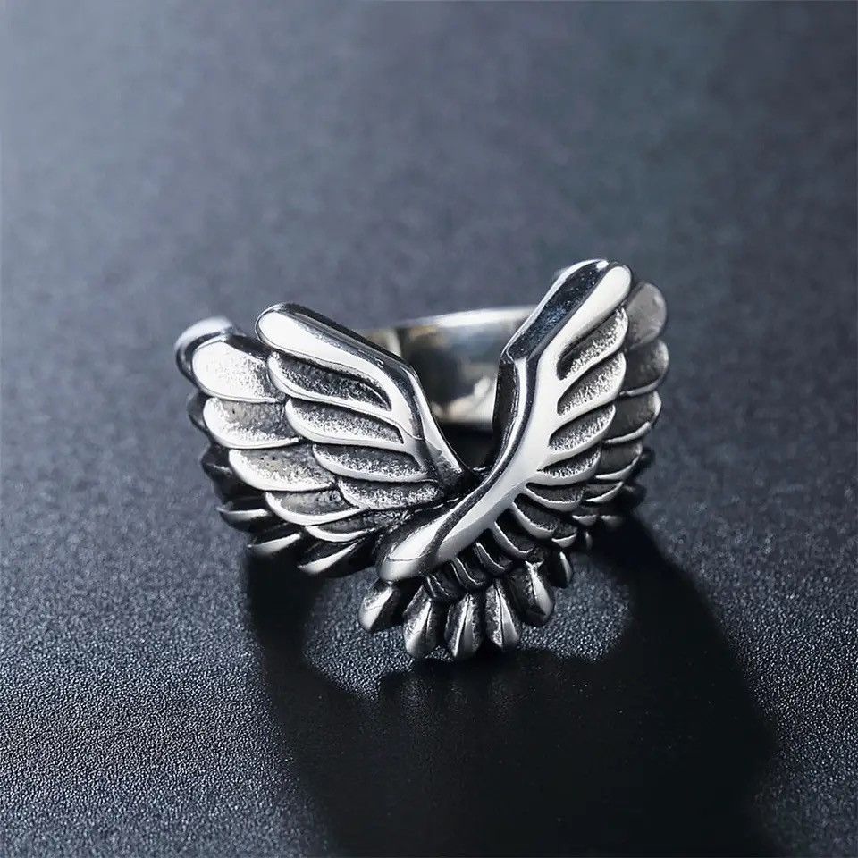 Japanese Brand × Jewelry × Vintage Angel Wing Ring Size ONE SIZE - 2 Thumbnail