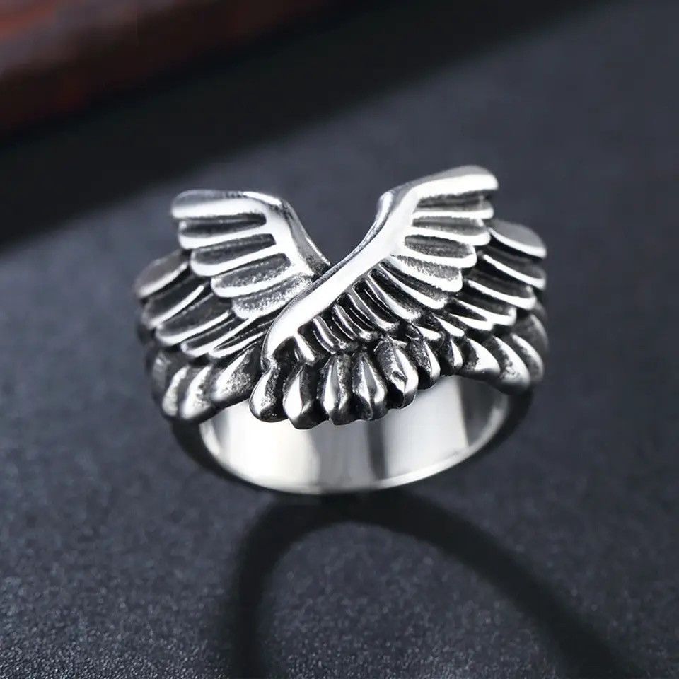 Japanese Brand × Jewelry × Vintage Angel Wing Ring Size ONE SIZE - 1 Thumbnail