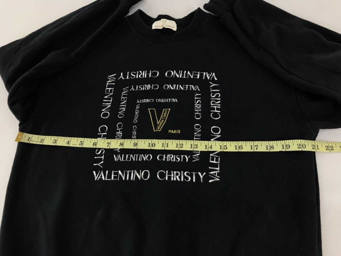 Valentino Vintage Valentino Christy Paris Sweatshirt Spell Out Size L Size US L / EU 52-54 / 3 - 7 Thumbnail