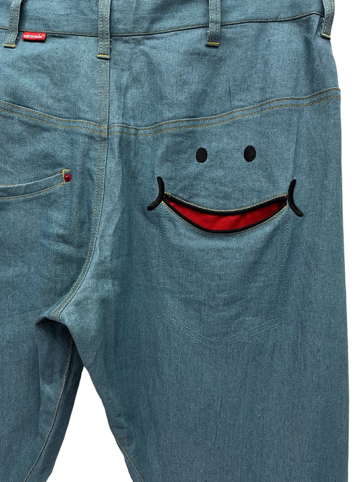 Japanese Brand DOPE! 3DEE UP!SMILExRHP Fun Smiley Stretch Poly-Cotton Pants Size US 30 / EU 46 - 11 Thumbnail