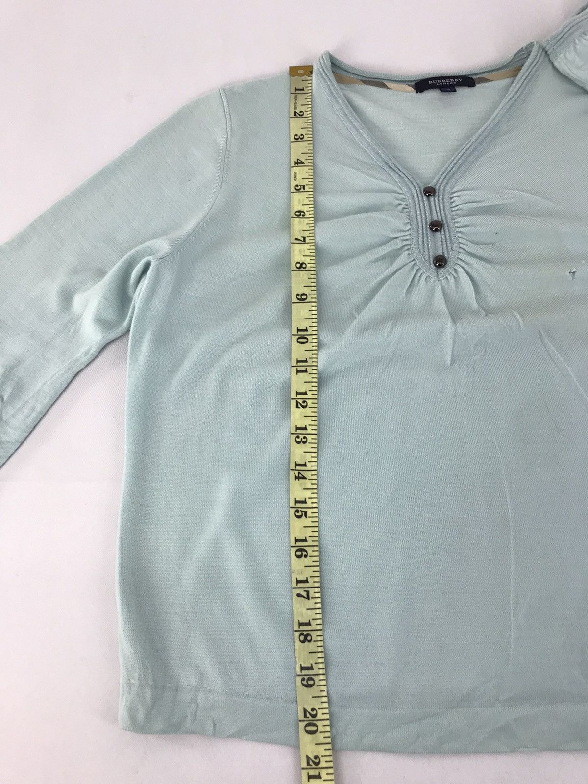 Burberry × Vintage Vintage Burberry London Long Sleeve T-shirt Tee Printed Size US M / EU 48-50 / 2 - 10 Thumbnail