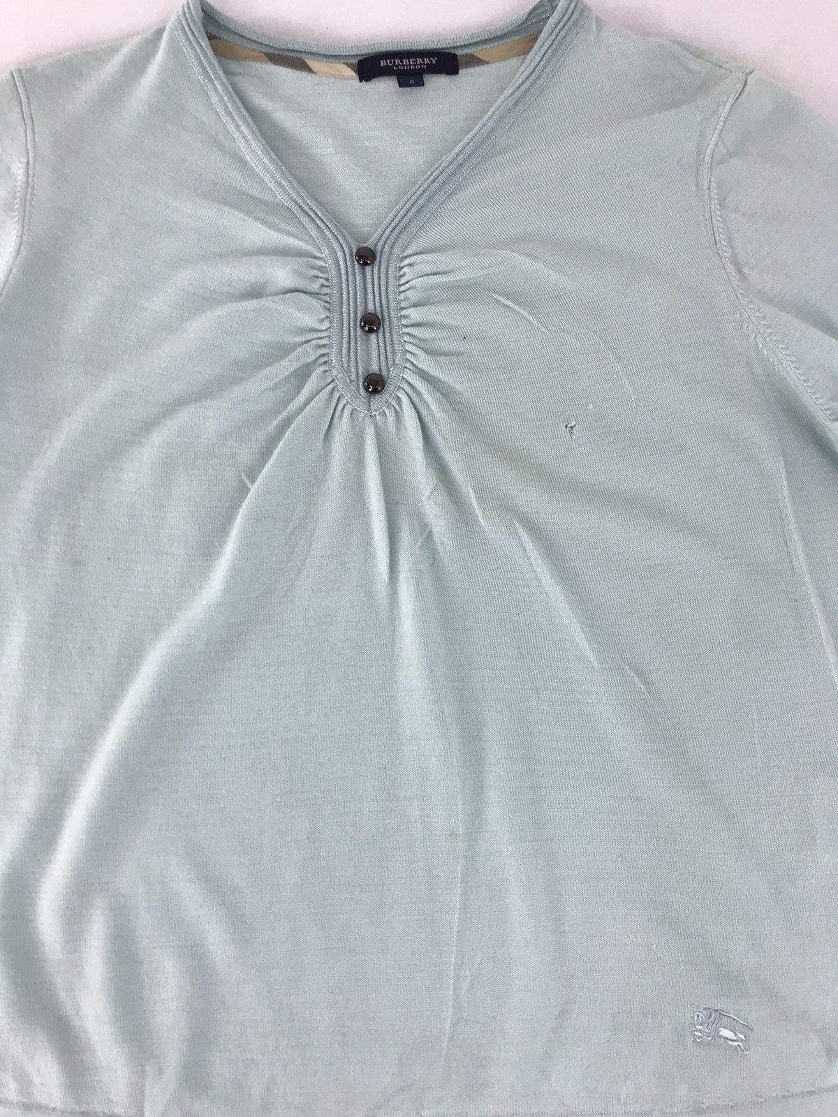 Burberry × Vintage Vintage Burberry London Long Sleeve T-shirt Tee Printed Size US M / EU 48-50 / 2 - 3 Thumbnail