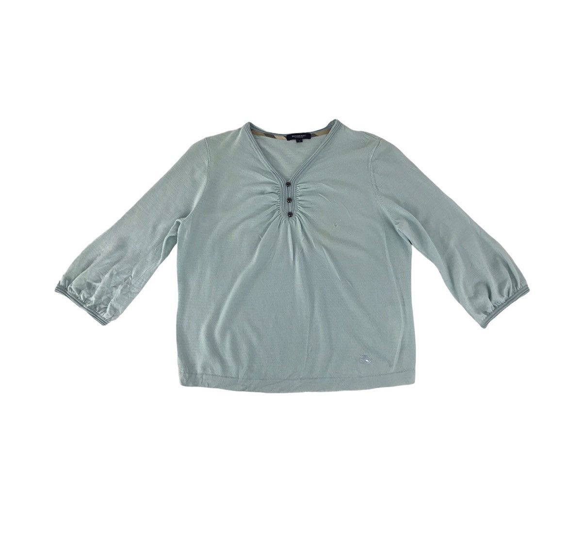 Burberry × Vintage Vintage Burberry London Long Sleeve T-shirt Tee Printed Size US M / EU 48-50 / 2 - 1 Thumbnail
