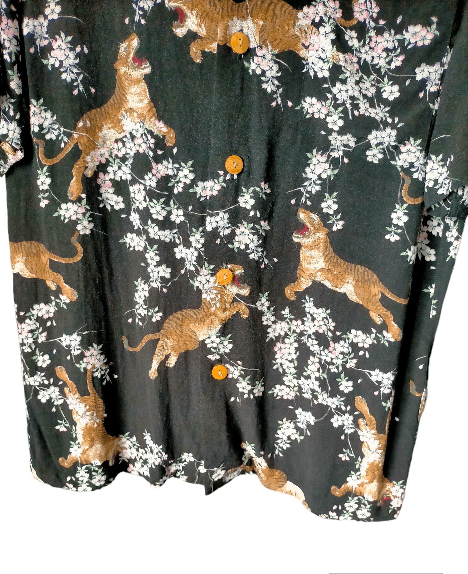 Japanese Brand Kaluluwa Hawaiian Tiger Rayon full Print Size US M / EU 48-50 / 2 - 4 Thumbnail