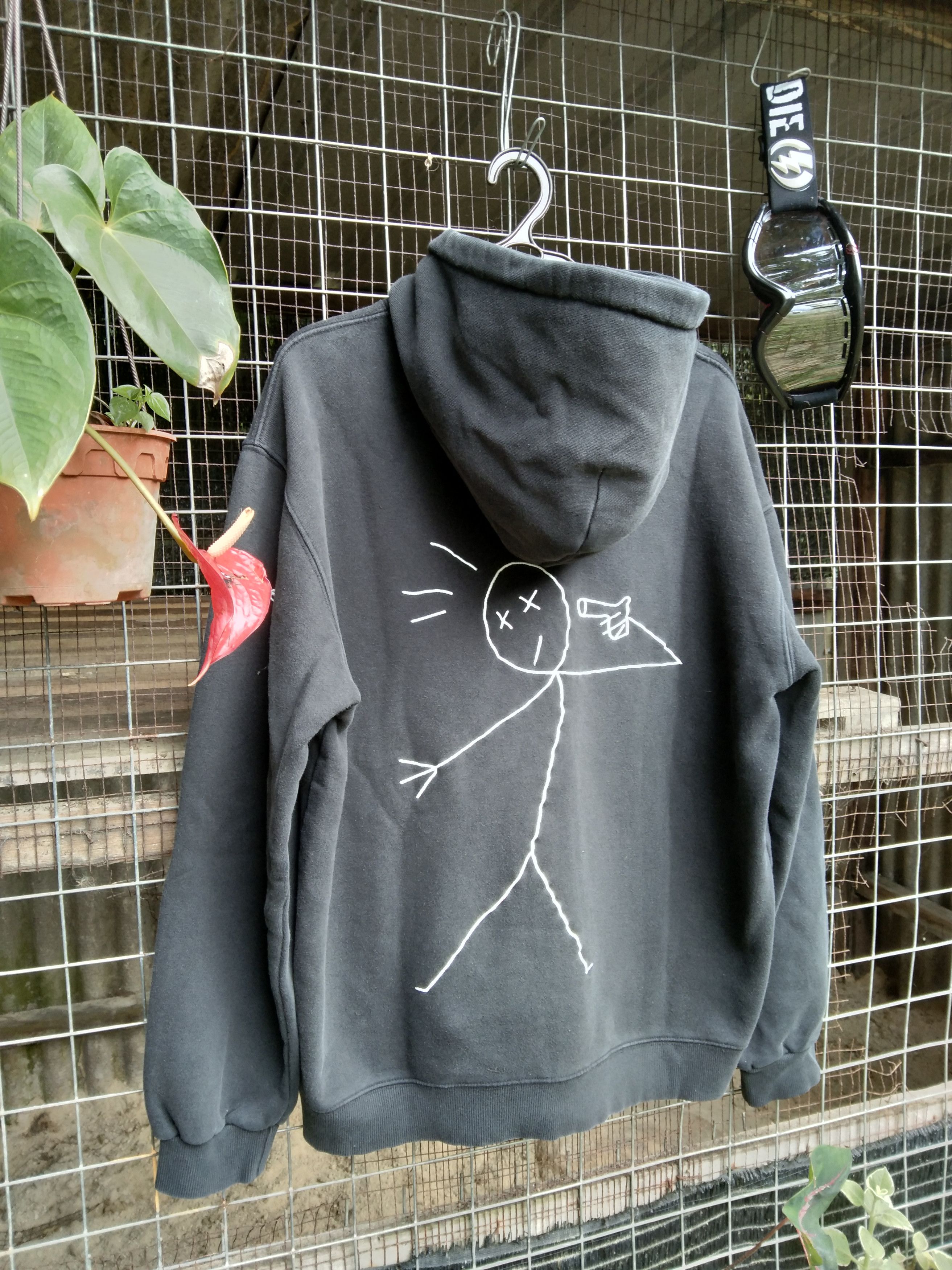 Japanese Brand COMPAGNO "DON'T HATE" SWEATER HOODIE Size XL / US 12-14 / IT 48-50 - 1 Thumbnail