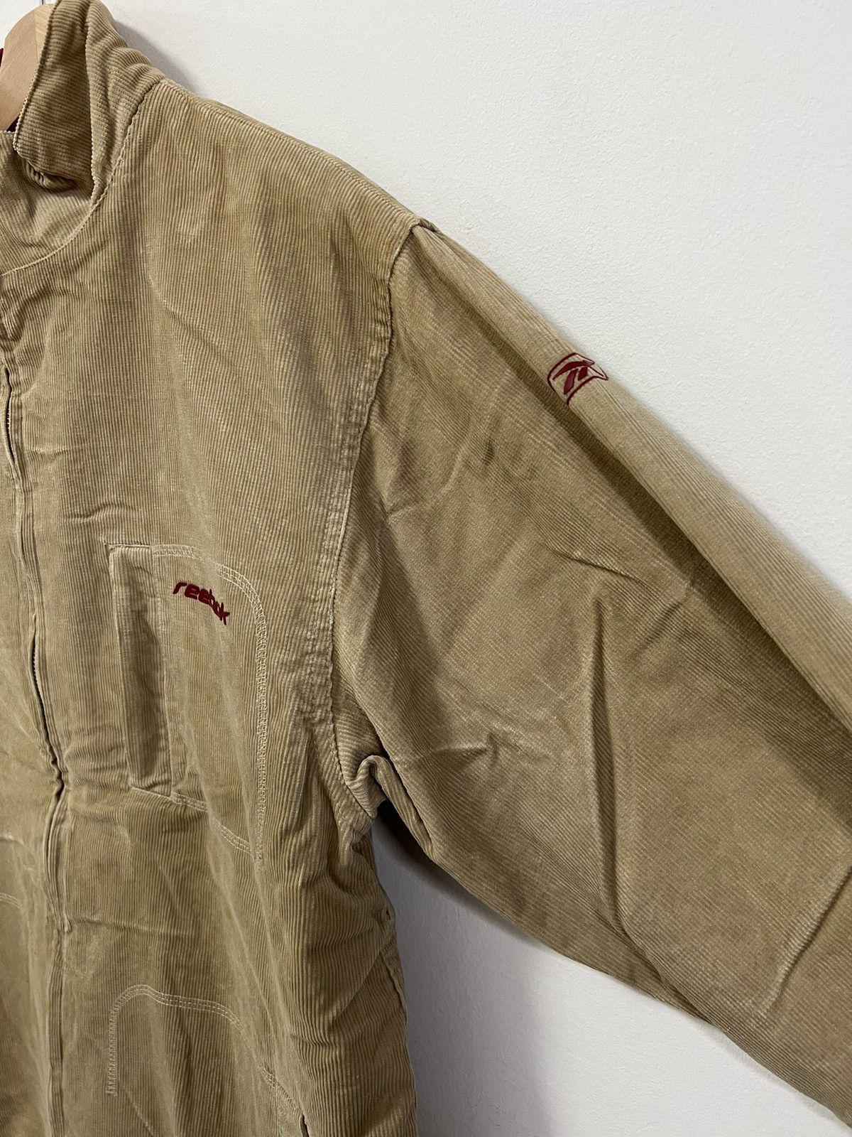 Reebok × Vintage Vintage Reebok Lined Corduroy Bomber Jacket Size US M / EU 48-50 / 2 - 6 Thumbnail