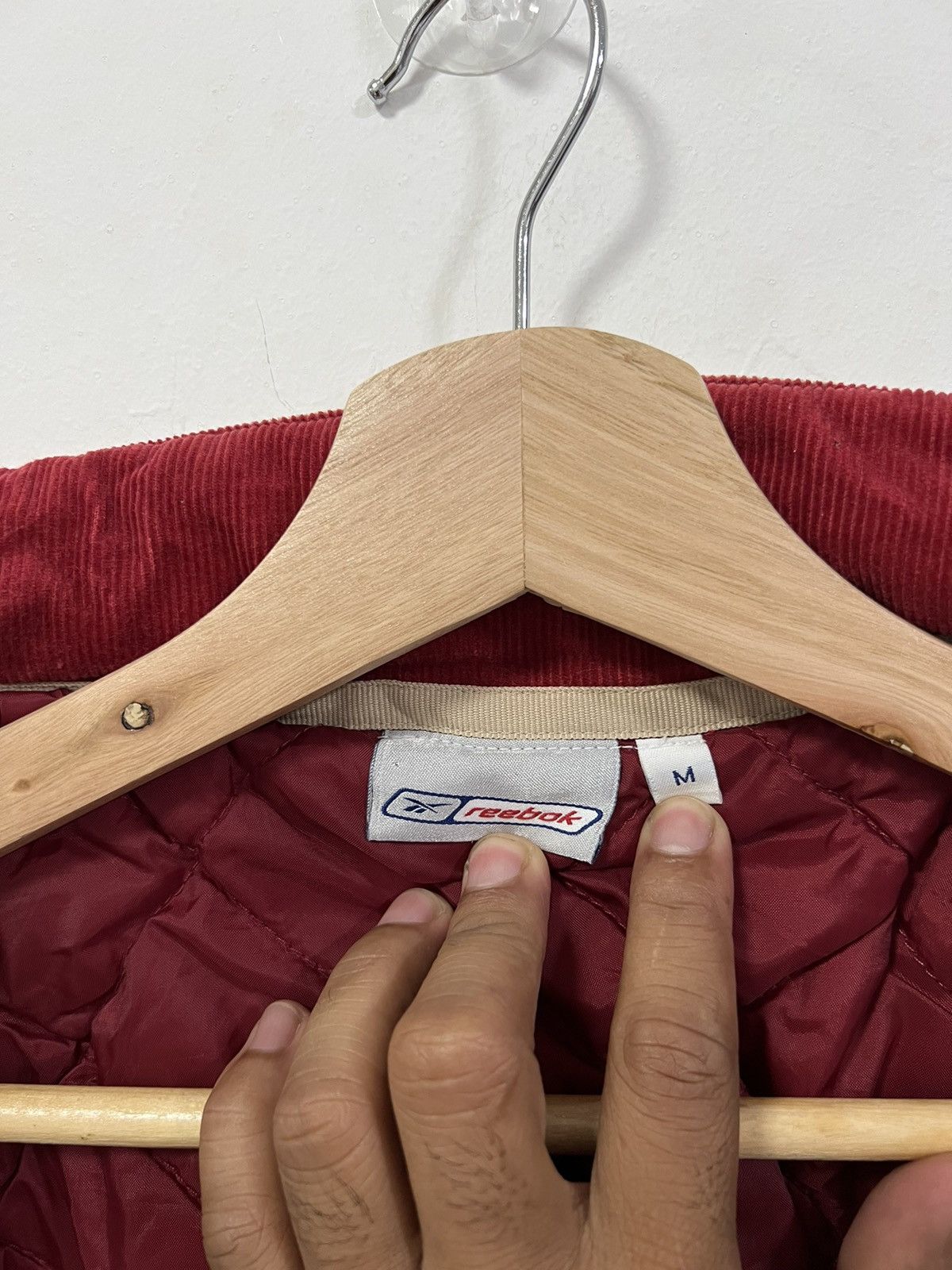 Reebok × Vintage Vintage Reebok Lined Corduroy Bomber Jacket Size US M / EU 48-50 / 2 - 14 Thumbnail