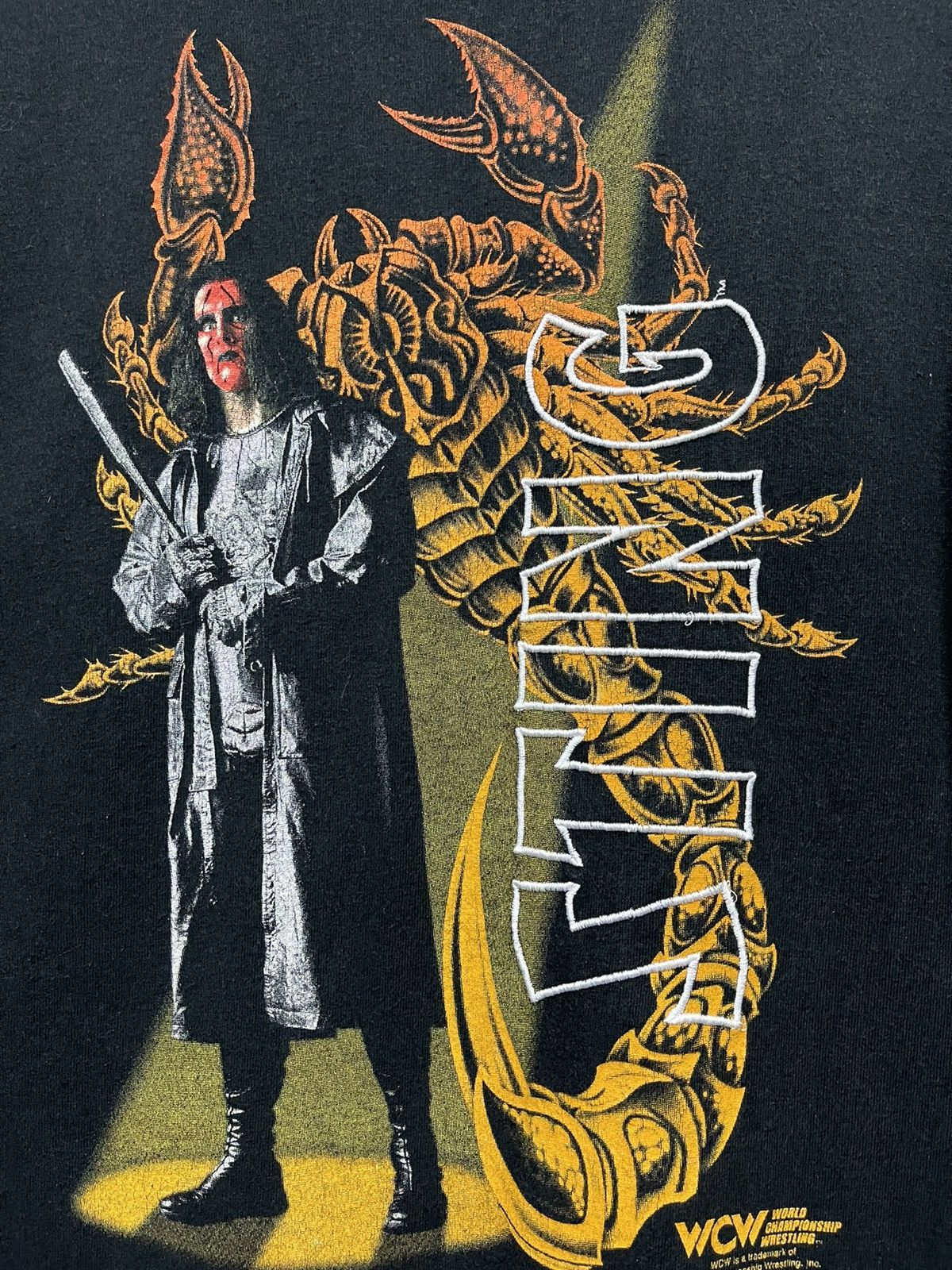 Rap Tees Vintage 1998 Sting Wrestling T Shirt Rap Tees Size US XL / EU 56 / 4 - 2 Thumbnail