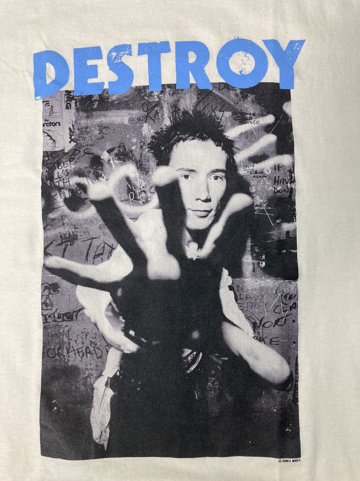 Band Tees × Seditionaries × Vintage Vintage Destroy Sid Johnny Rotten Dennis Morris t shirt Size US M / EU 48-50 / 2 - 2 Thumbnail