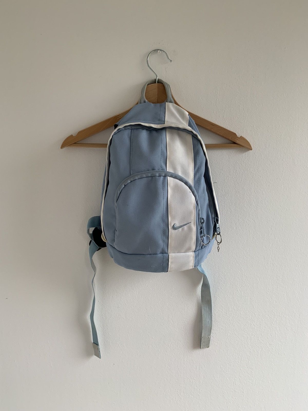 Y2K Nike Baby Blue Mini Backpack Bag Swoosh, Men's