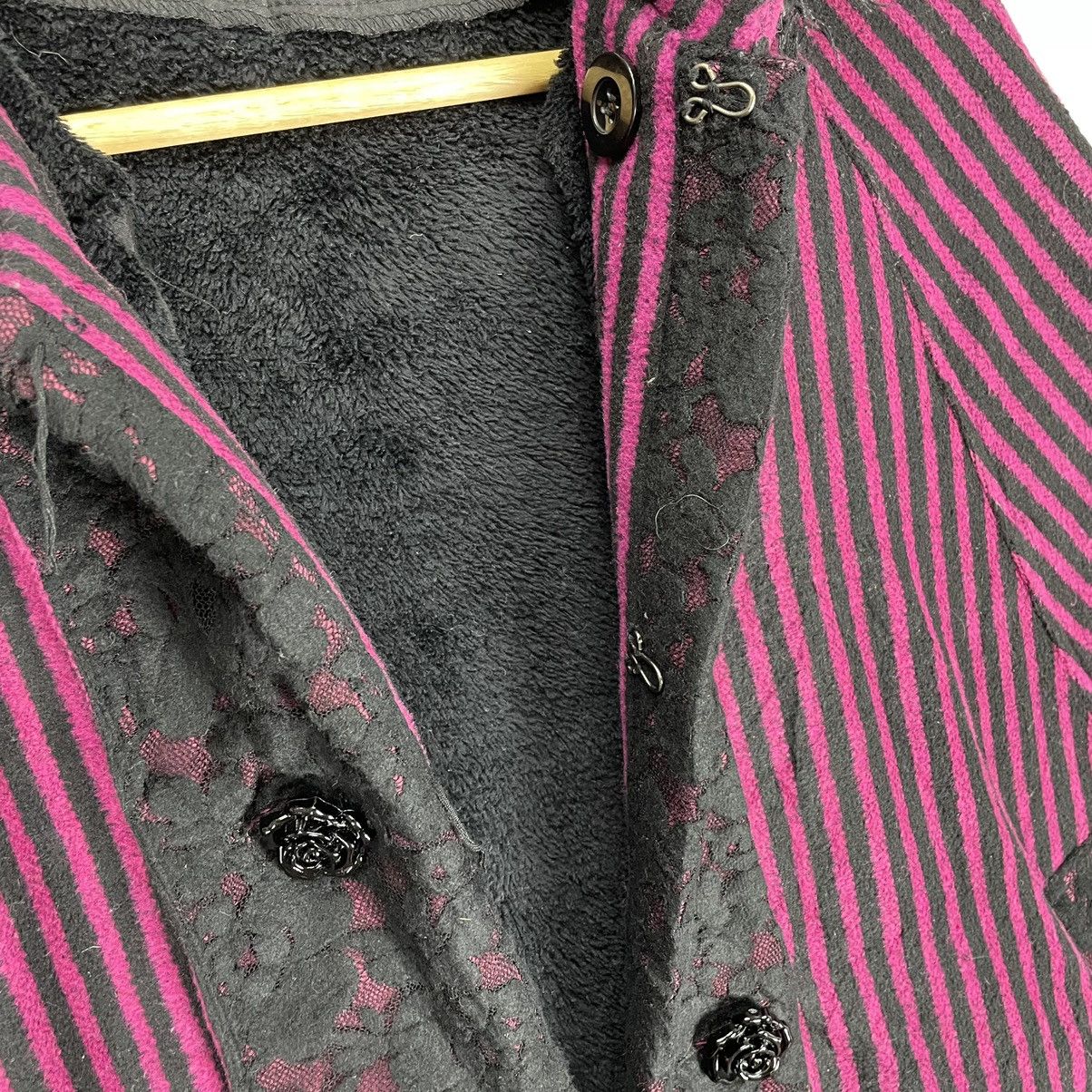 Japanese Brand ☀️ALGONQUINS STRIPED HOODIE PONCHO Size M / US 6-8 / IT 42-44 - 4 Thumbnail