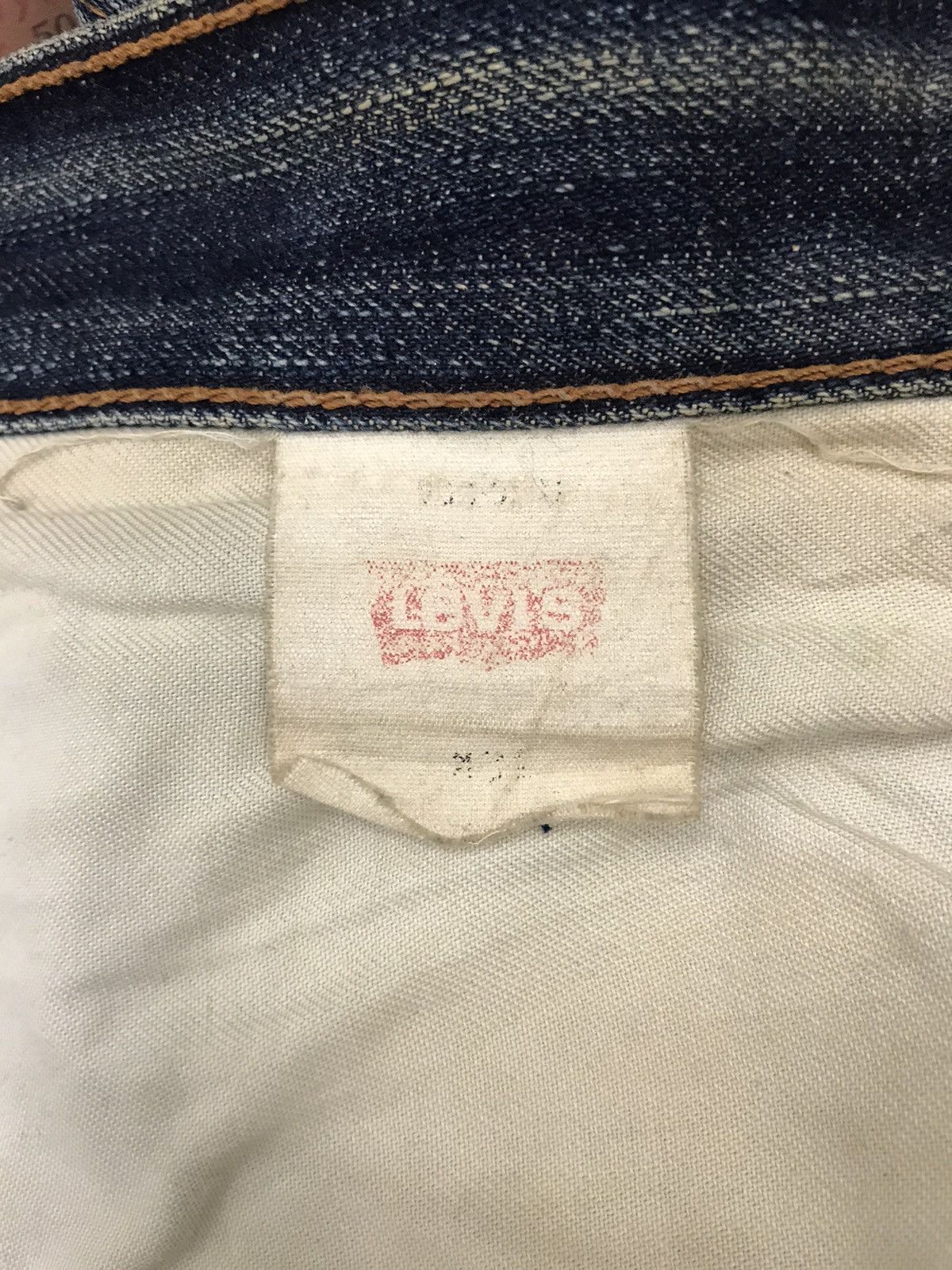 Levi's Levi Strauss & Co 503 Straight Cut Denim Vtg 90s Distressed Size US 35 - 8 Thumbnail