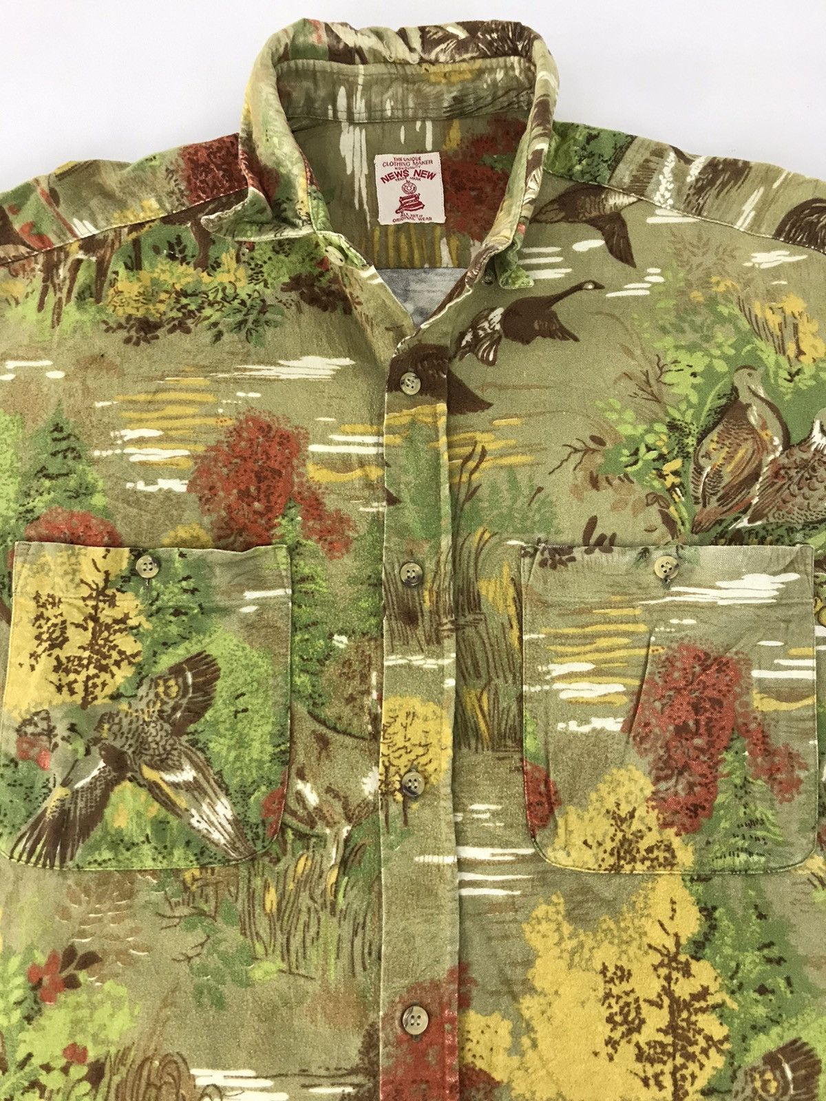 Vintage Vintage News New Long Sleeve Button Down Shirt Streetwear Size US XXL / EU 58 / 5 - 3 Thumbnail