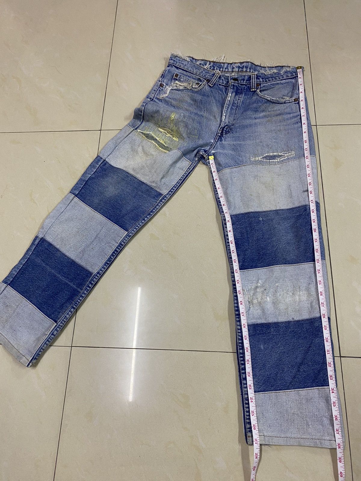 Levi's Levis Layer Rebuild Dirty Denim Size US 31 - 20 Thumbnail
