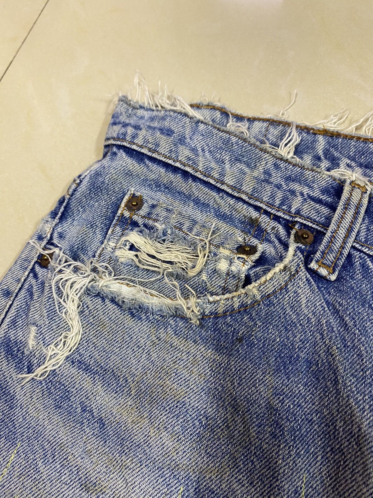 Levi's Levis Layer Rebuild Dirty Denim Size US 31 - 8 Thumbnail