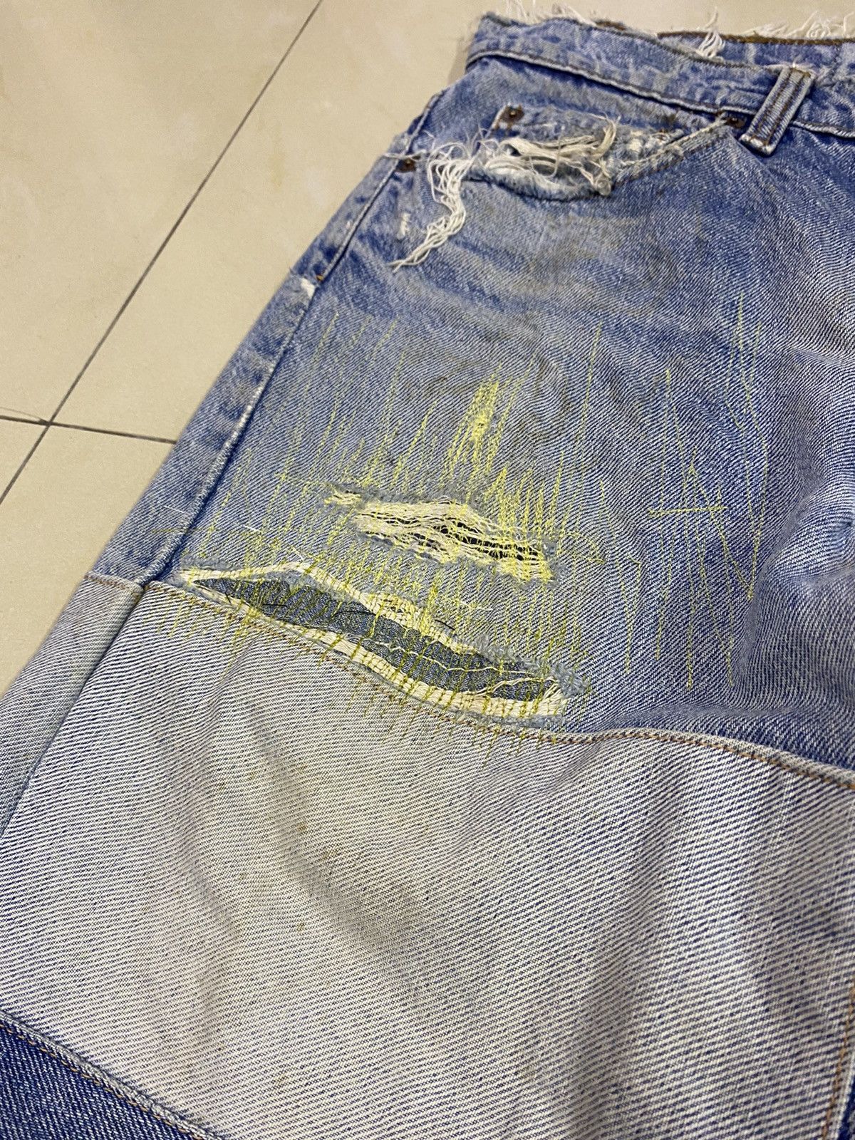 Levi's Levis Layer Rebuild Dirty Denim Size US 31 - 4 Thumbnail