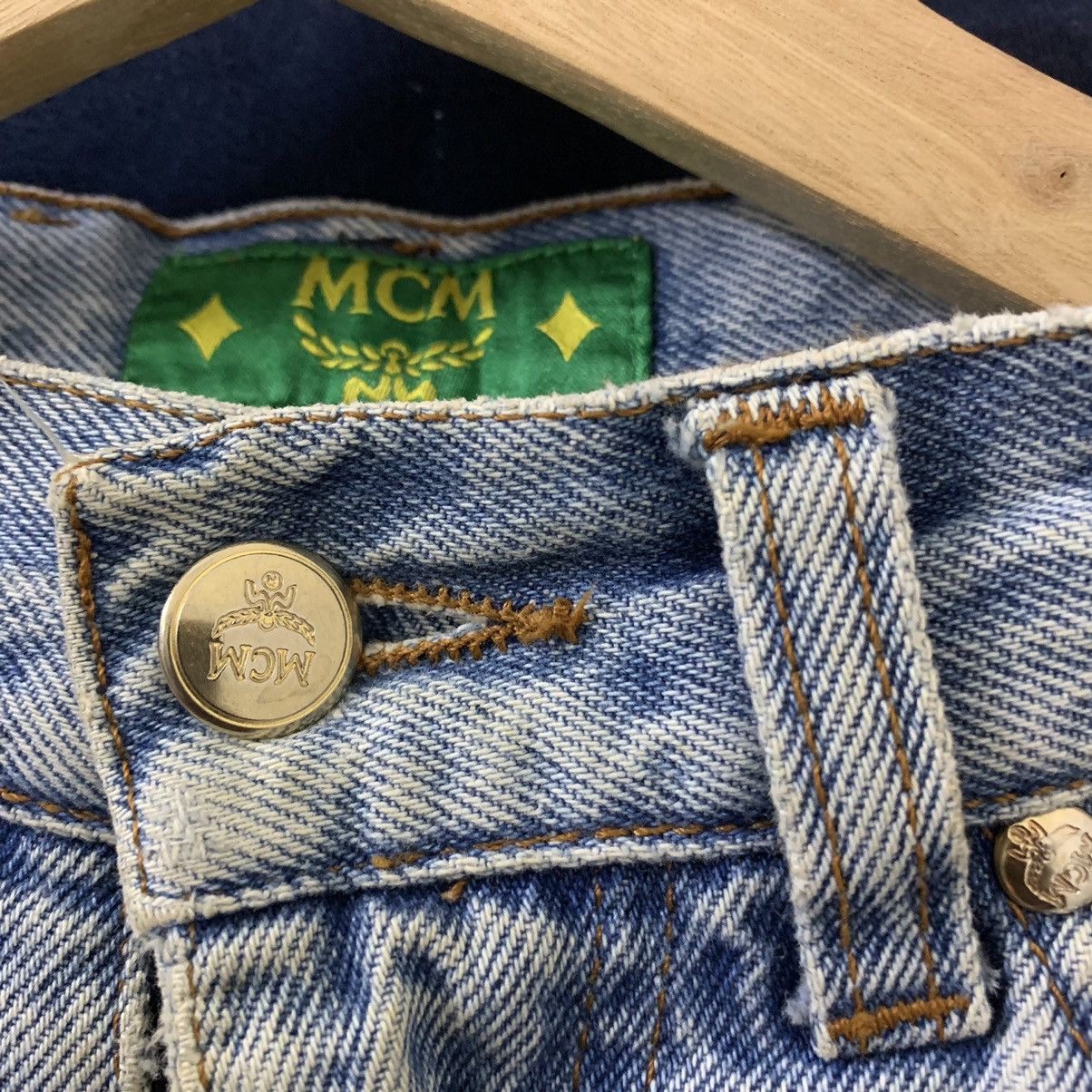 Designer × MCM × Vintage VINTAGE MCM POCKET BIG LOGO DISTRESS JEAN Size US 28 / EU 44 - 4 Thumbnail