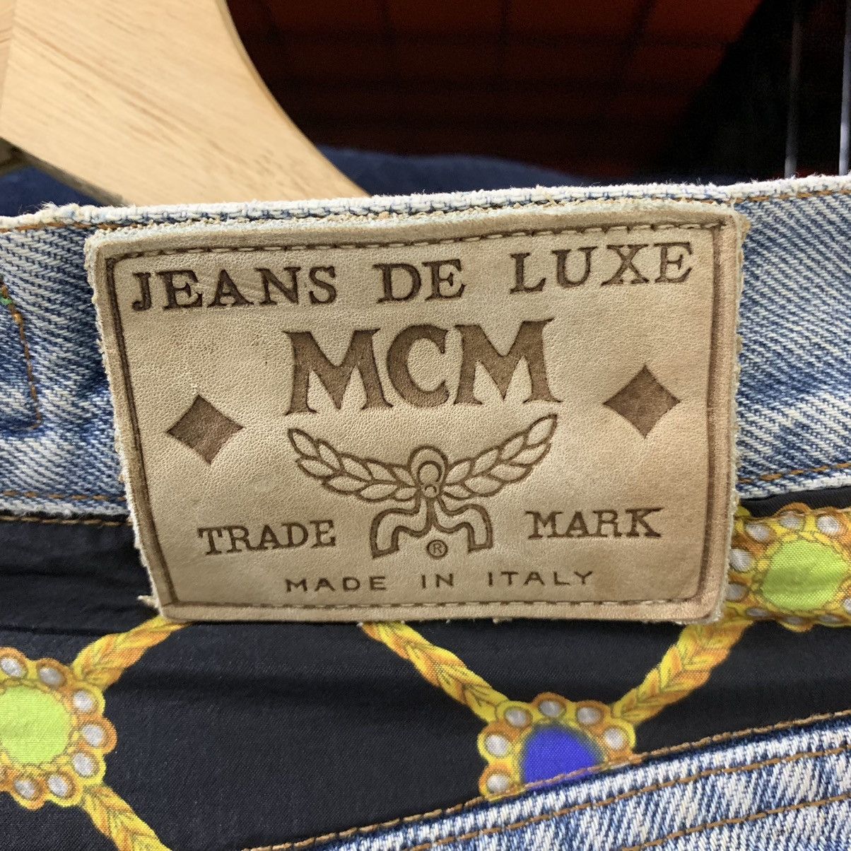 Designer × MCM × Vintage VINTAGE MCM POCKET BIG LOGO DISTRESS JEAN Size US 28 / EU 44 - 11 Thumbnail