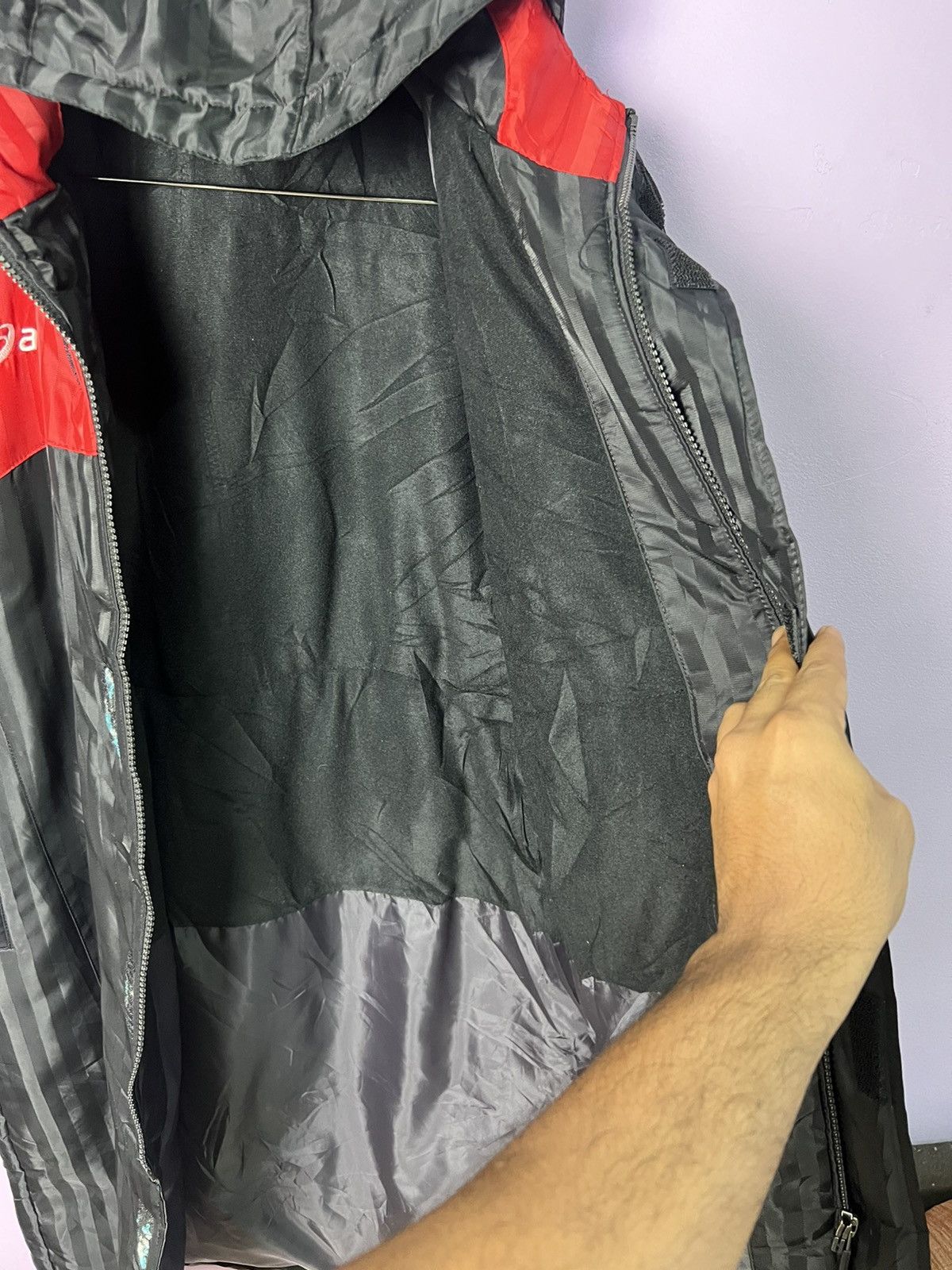 Asics 🔥Vintage ASICS Long Quilted Jackets Size US M / EU 48-50 / 2 - 10 Thumbnail