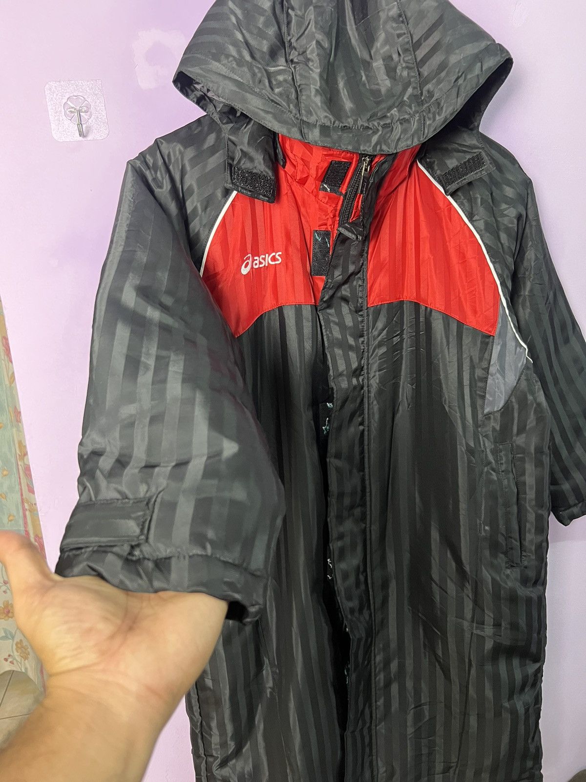 Asics 🔥Vintage ASICS Long Quilted Jackets Size US M / EU 48-50 / 2 - 11 Thumbnail