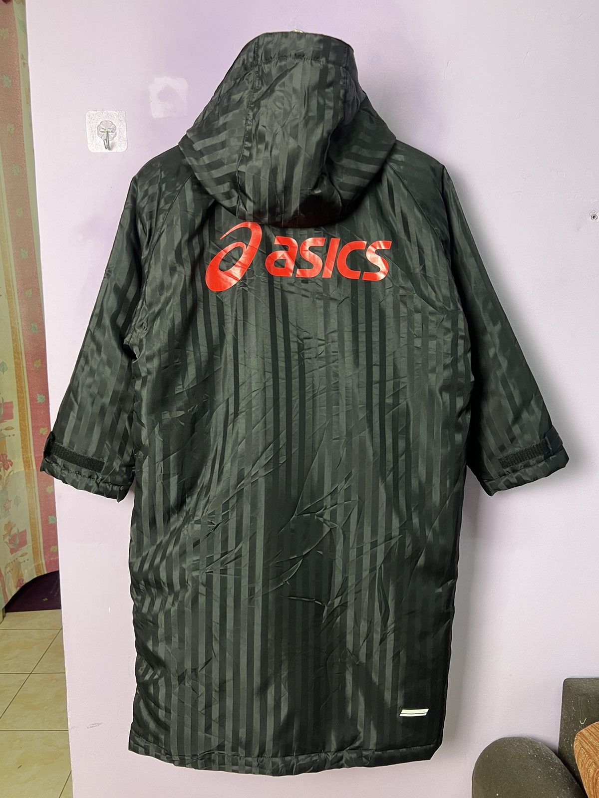 Asics 🔥Vintage ASICS Long Quilted Jackets Size US M / EU 48-50 / 2 - 1 Thumbnail