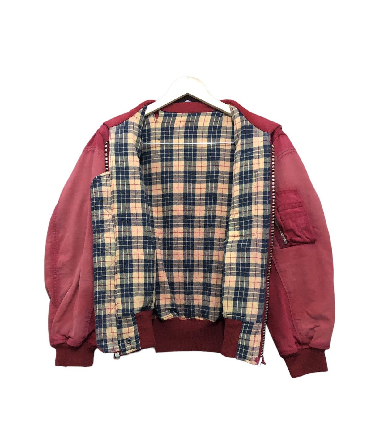 Pink House Vintage 1980s Pink House Bomber Japan Jacket Medium Size US M / EU 48-50 / 2 - 3 Thumbnail