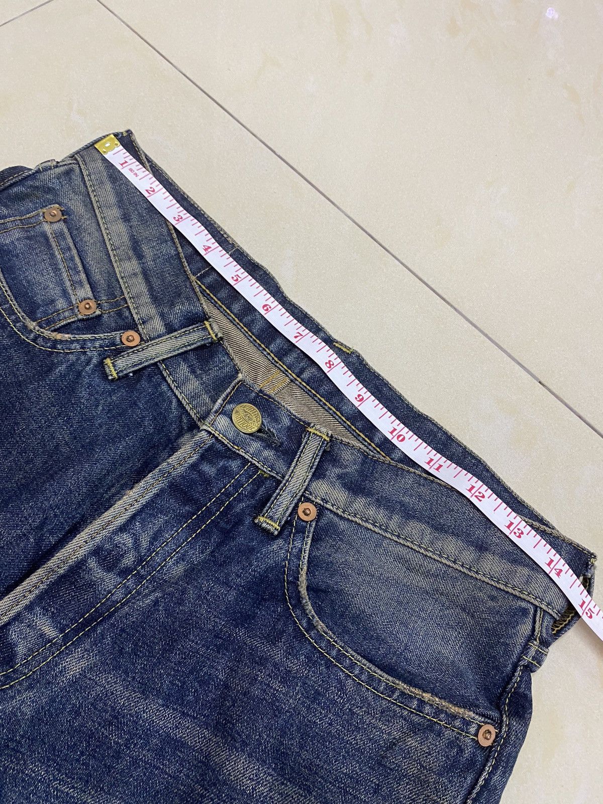 Japanese Brand Paint Splash Denim