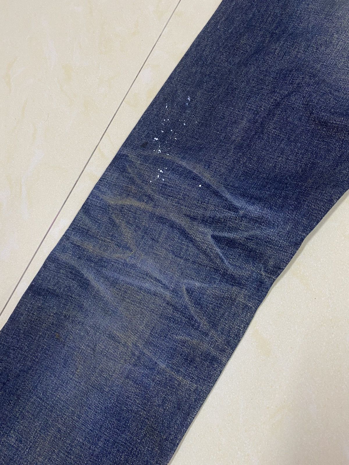 Japanese Brand Paint Splash Denim
